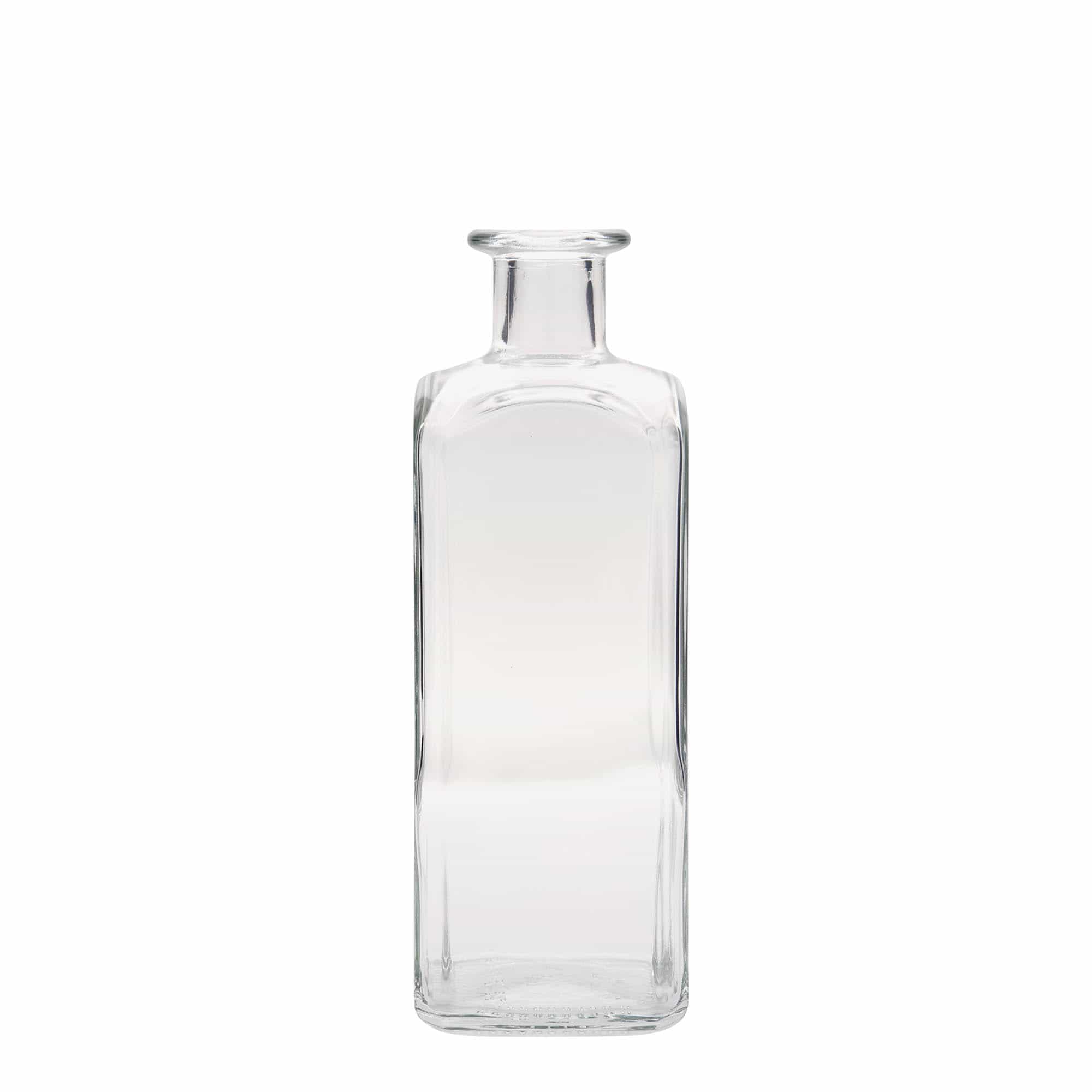 Apotekarska flaša 500 ml Carré, četvrtasto, otvor: Pluto Apotekarska flaša 500 ml Carré, četvrtasto, otvor: Pluto