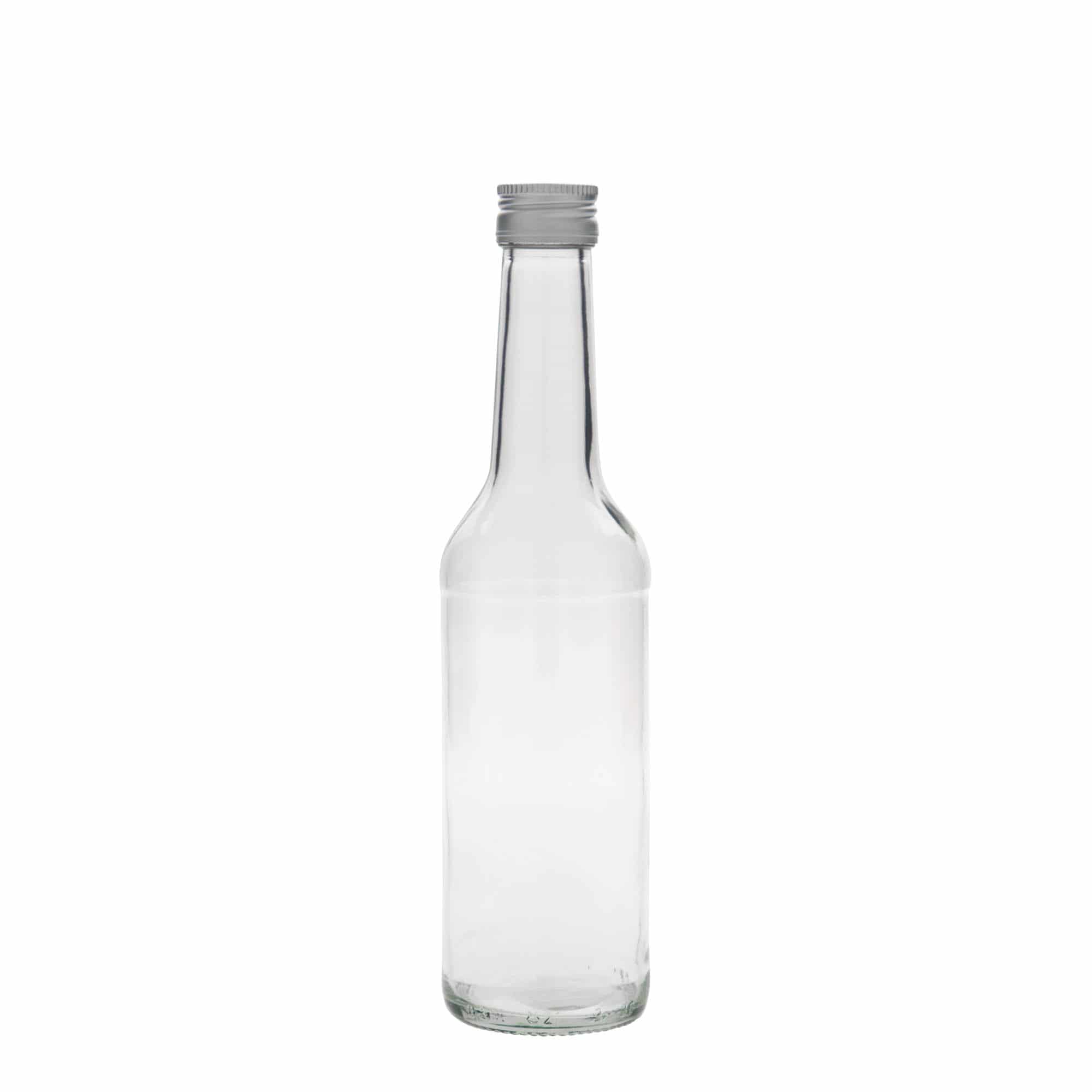 Staklena flaša sa ravnim vratom 350 ml, otvor: PP 28