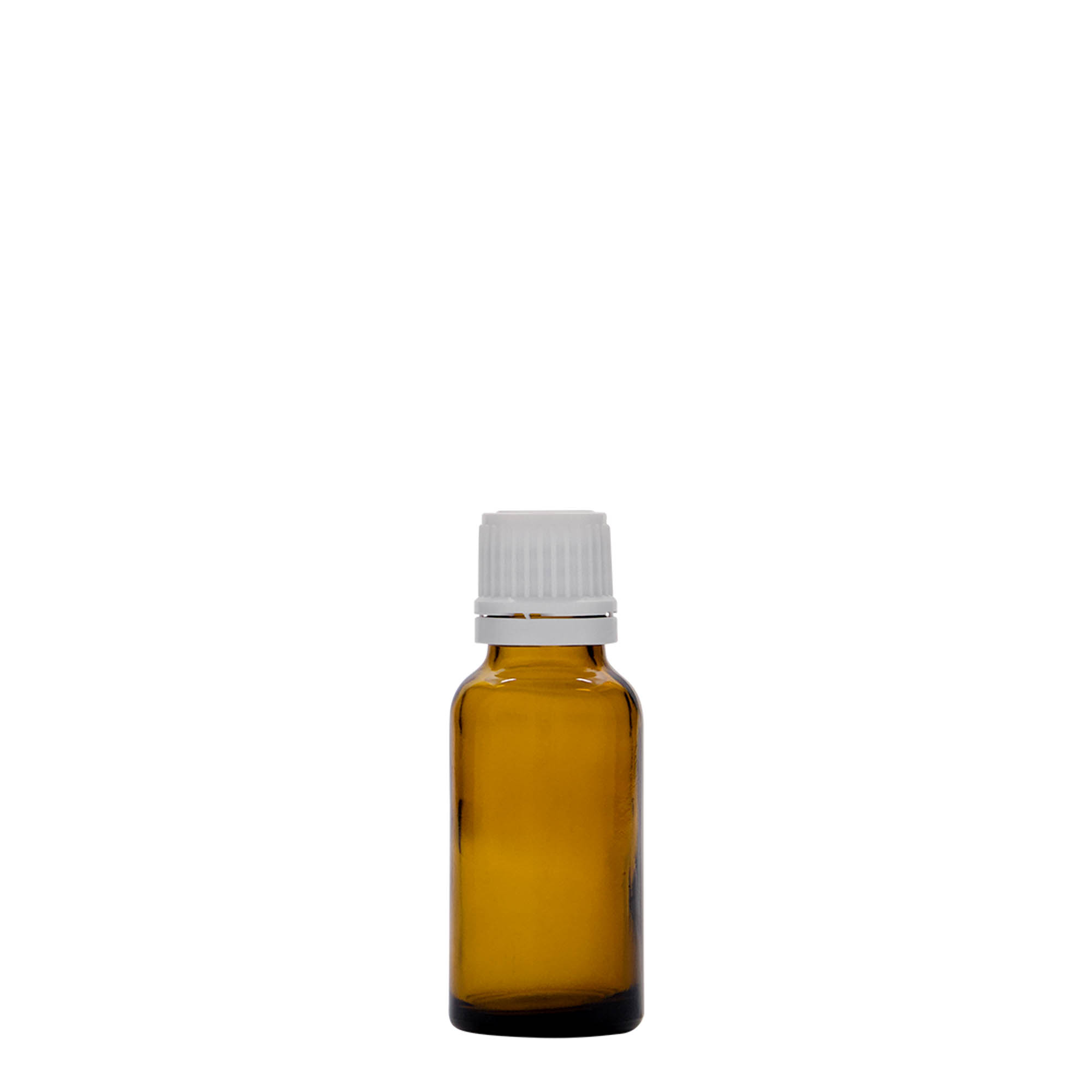 Medicinska flaša 20 ml, staklo smeđa, otvor: DIN 18