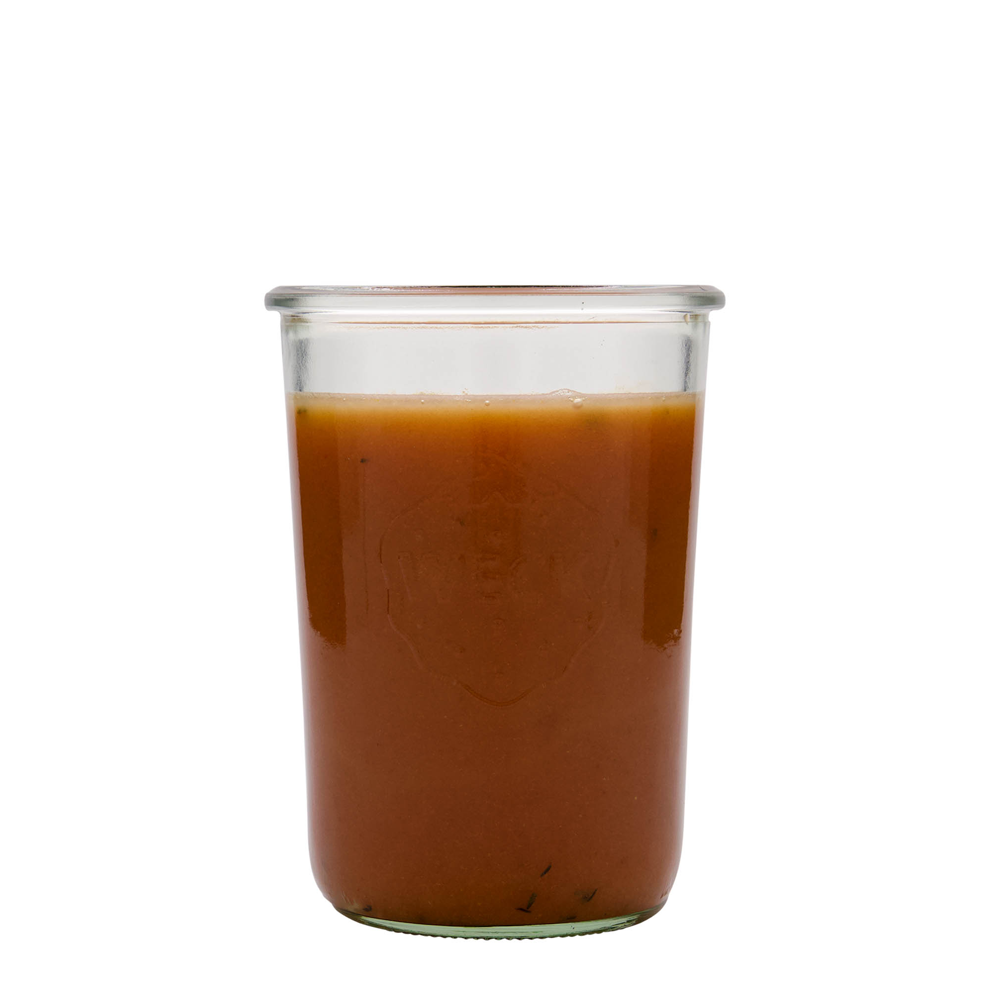 850 ml WECK-staklena tegla, otvor: okrugli rub