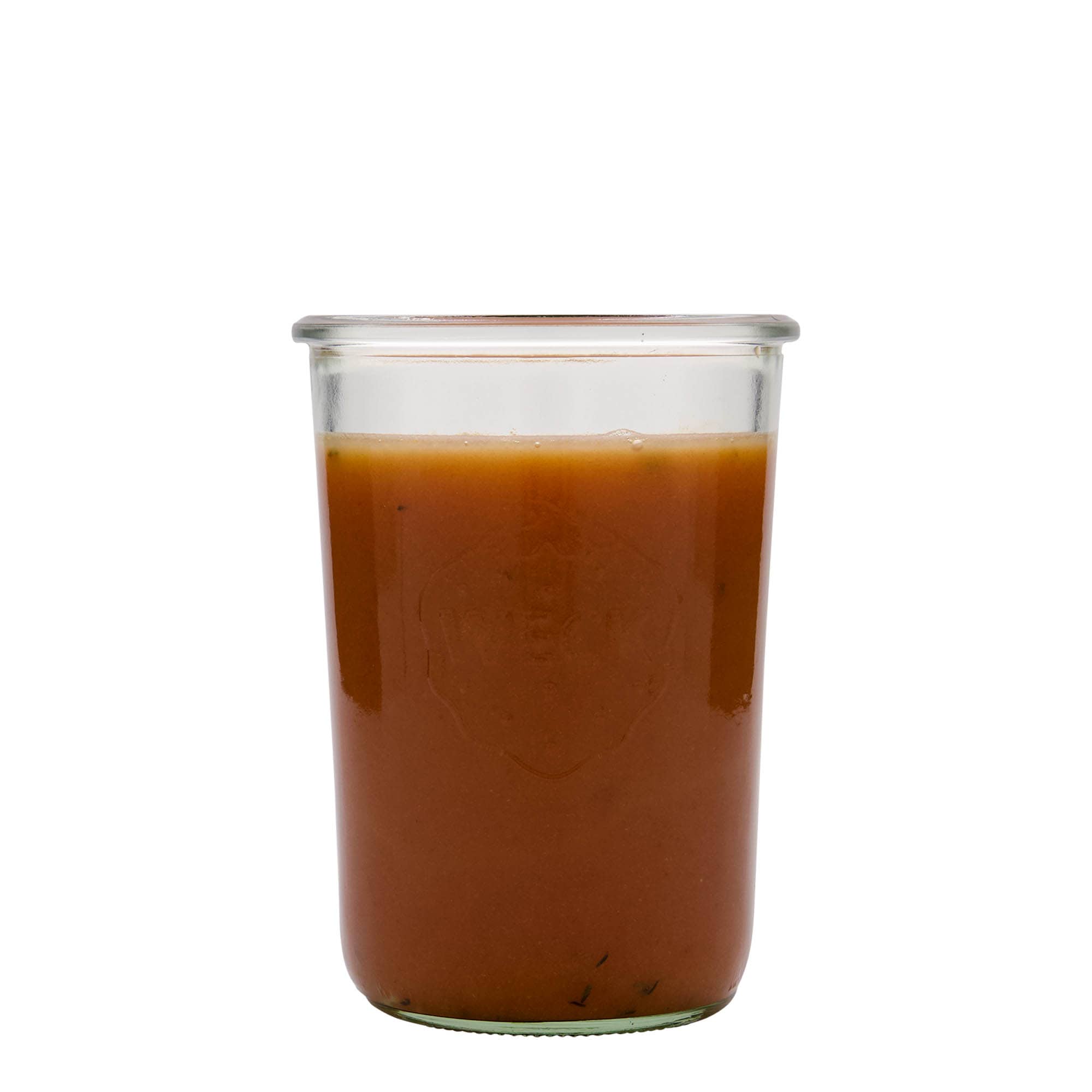 850 ml WECK-staklena tegla, otvor: okrugli rub