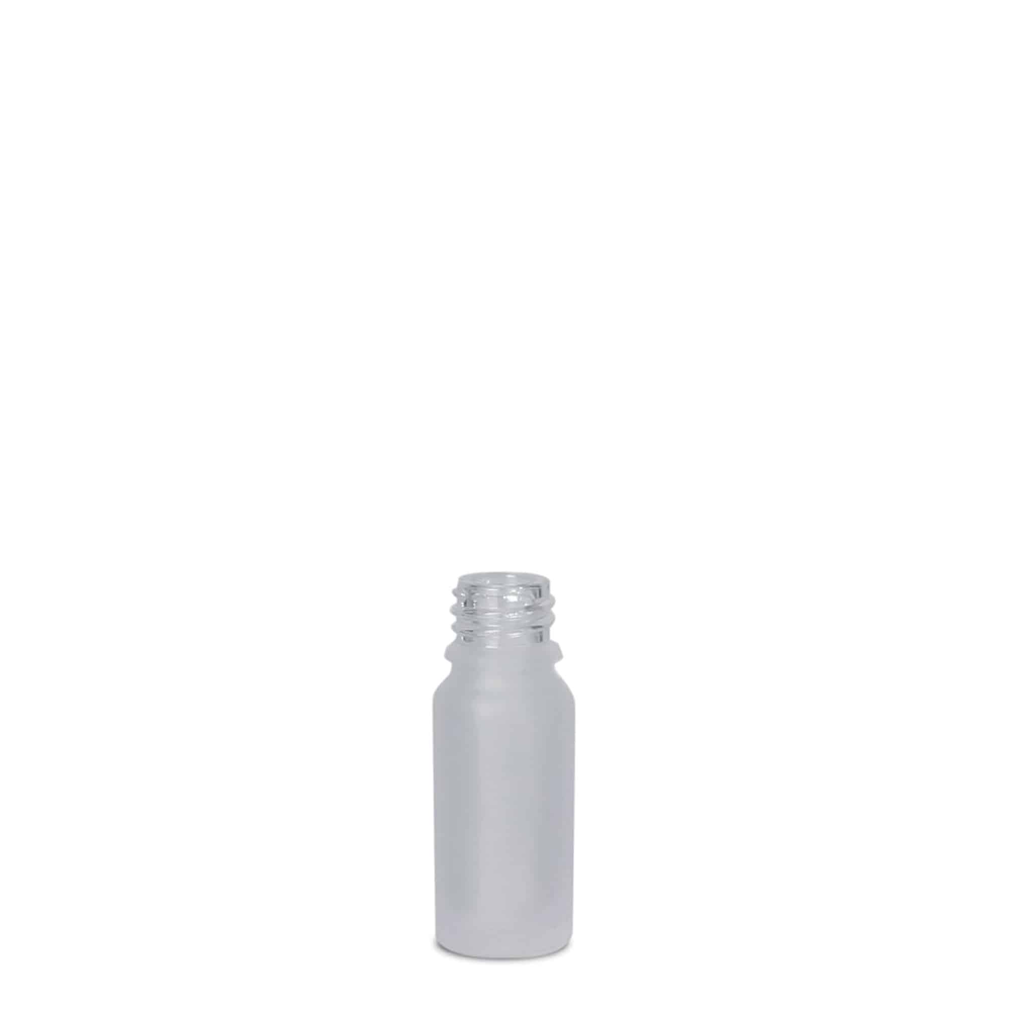 10 ml medicinska bočica, staklo, mat smeđa, grlo: DIN 18 10 ml medicinska bočica, staklo, mat smeđa, grlo: DIN 18