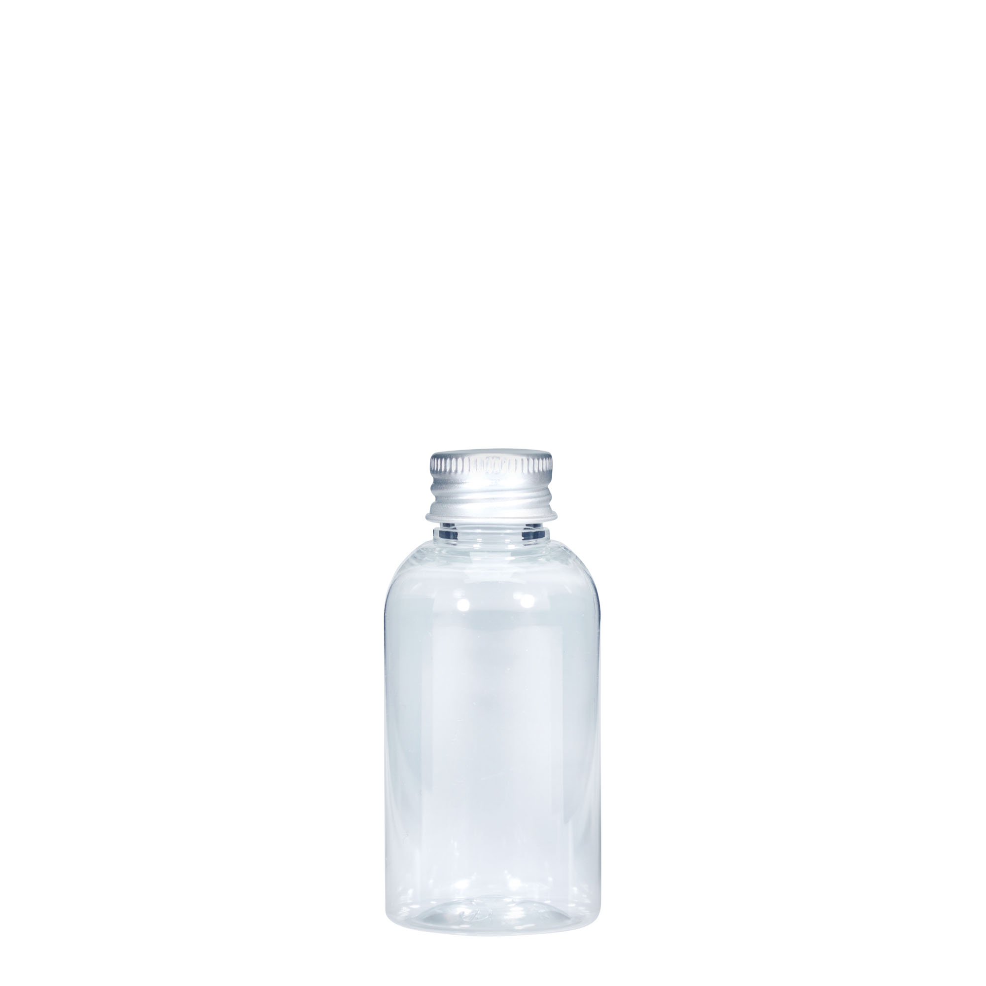50 ml PET boca 'Boston', plastika, grlo: 20/410