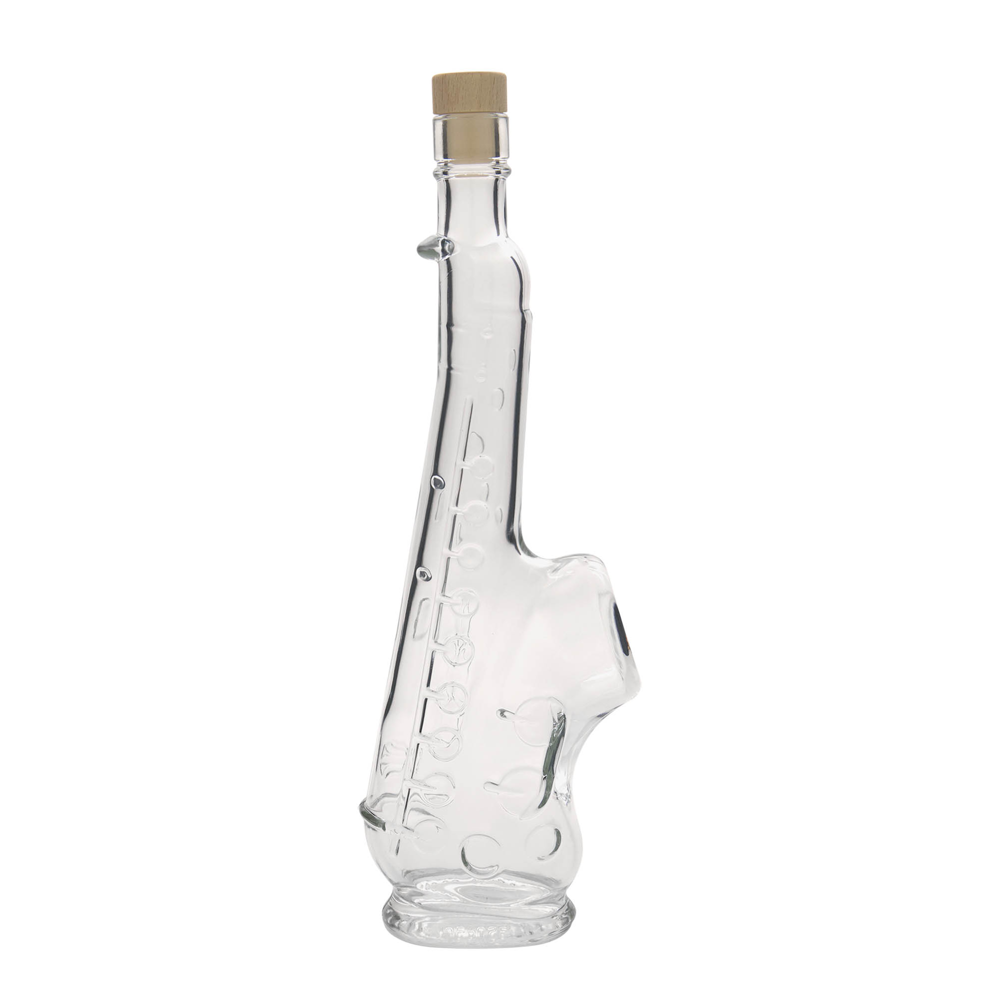 500 ml staklena boca 'Saksofon', grlo: pluta 500 ml staklena boca 'Saksofon', grlo: pluta