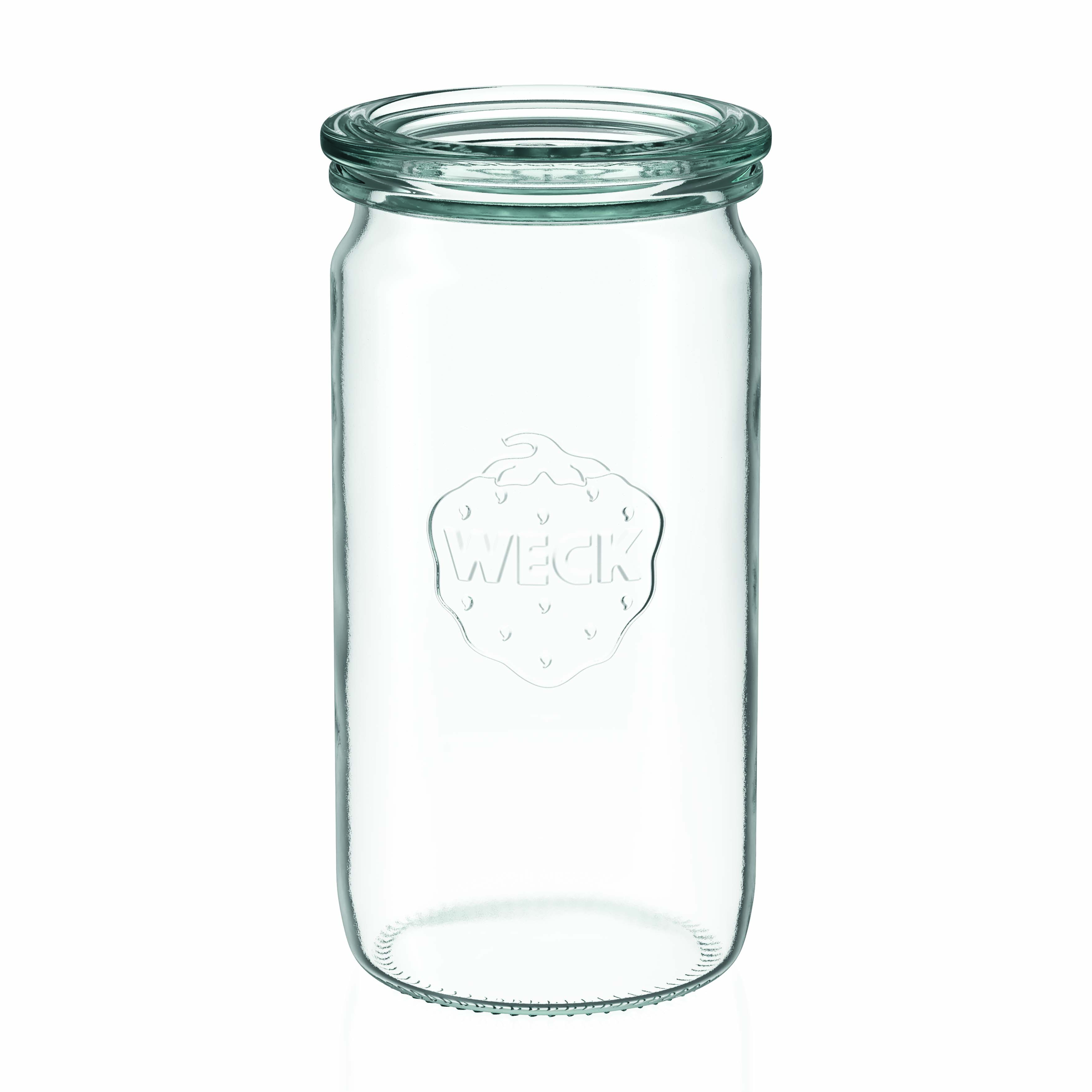 340 ml WECK cilindar staklena tegla, otvor: okrugli rub