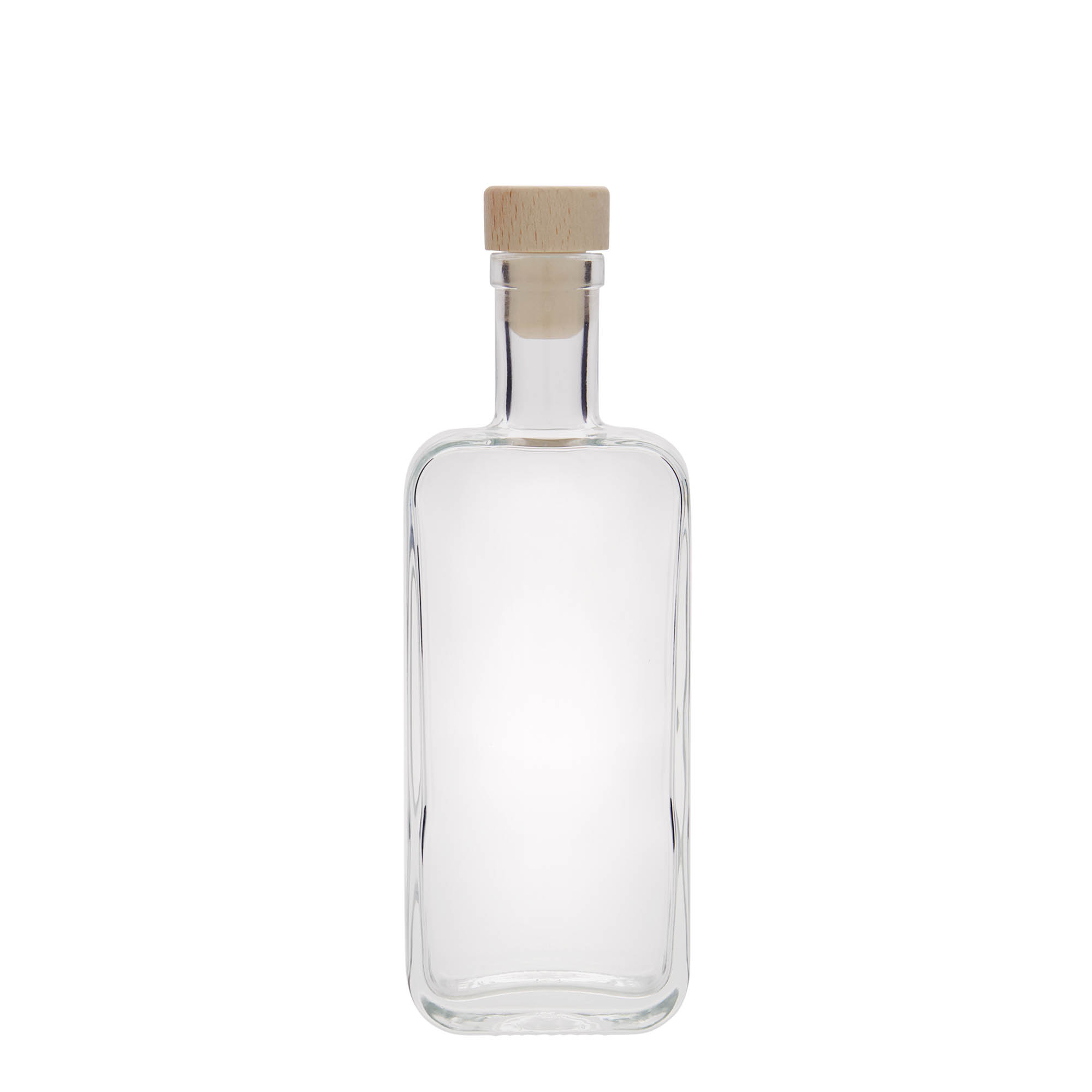 200 ml staklena boca 'Nice', pravougaona, otvor: pluta 200 ml staklena boca 'Nice', pravougaona, otvor: pluta