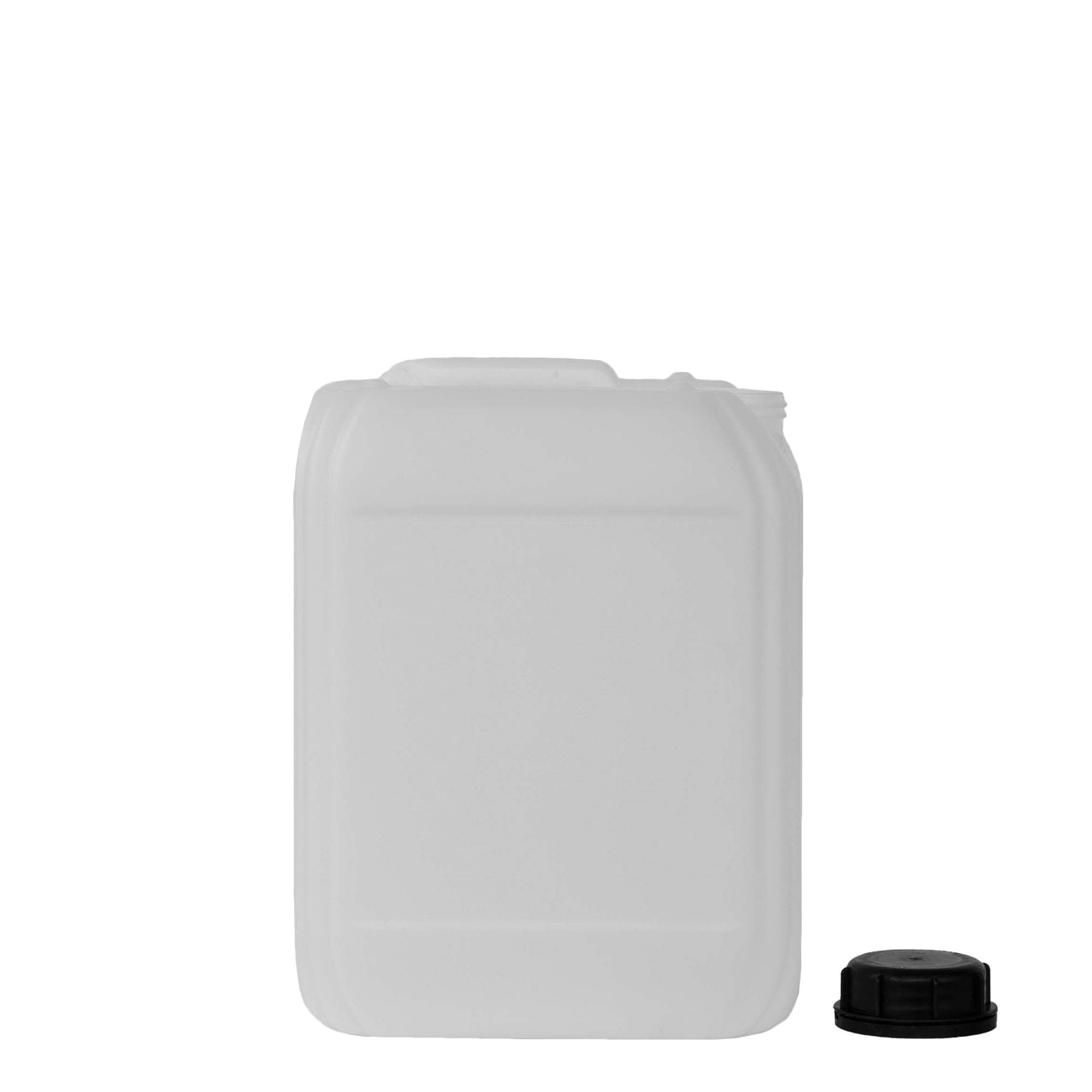 10 l kanister, pravougaoni, HDPE plastika, prirodni, otvor: ND 55