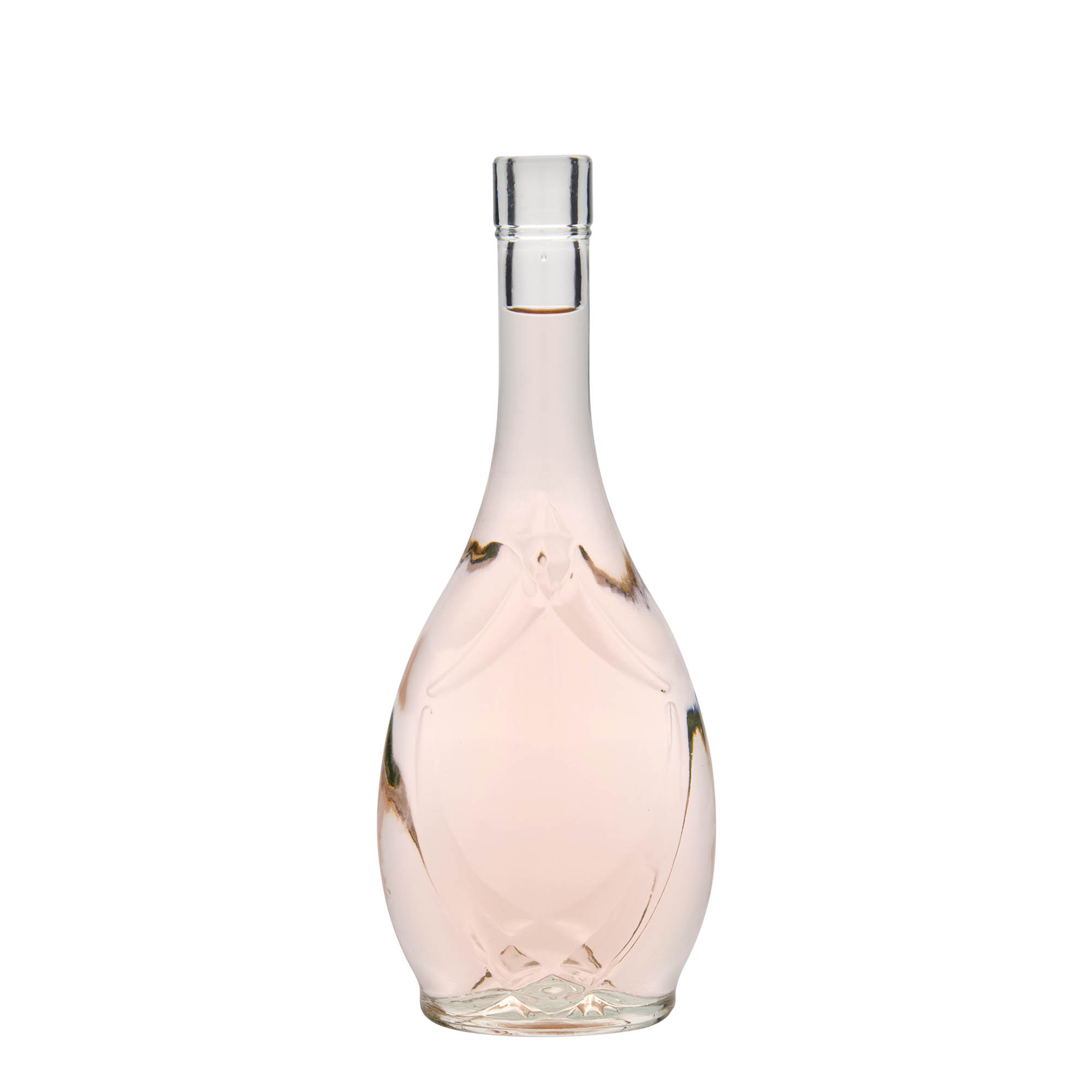 500 ml staklena boca 'Saragossa', ovalna, grlo: plutani čep