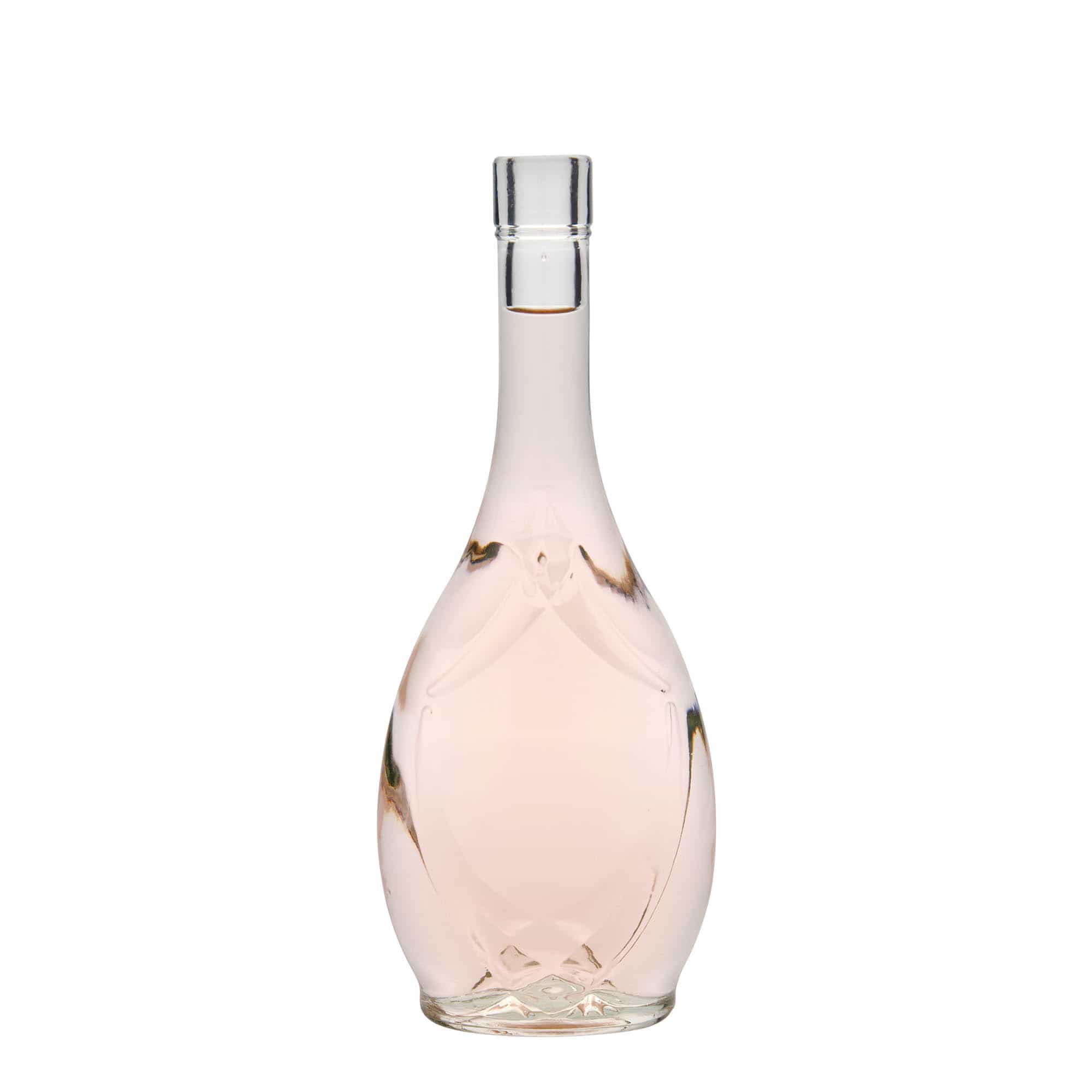 500 ml staklena boca 'Saragossa', ovalna, grlo: plutani čep