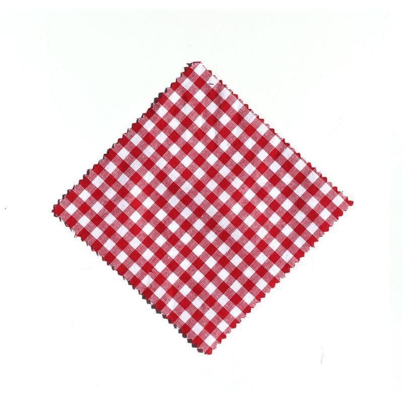 Karirani stolnjaci 12x12, kvadratni, tekstil, crvena, otvor: TO38-TO53