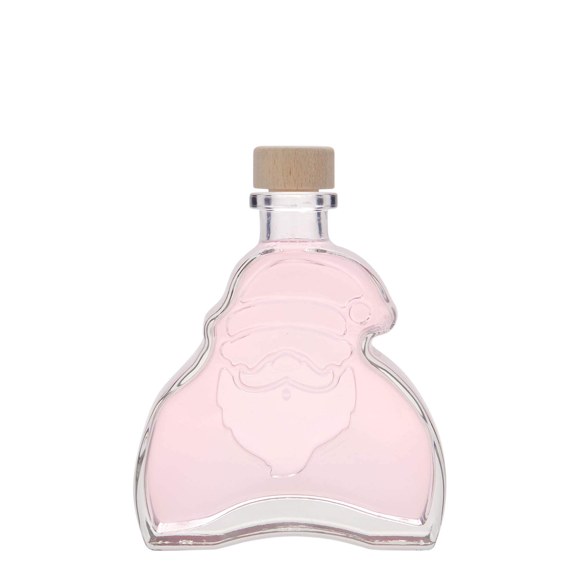 200 ml staklena boca 'Djed Mraz', grlo: plutajući čep