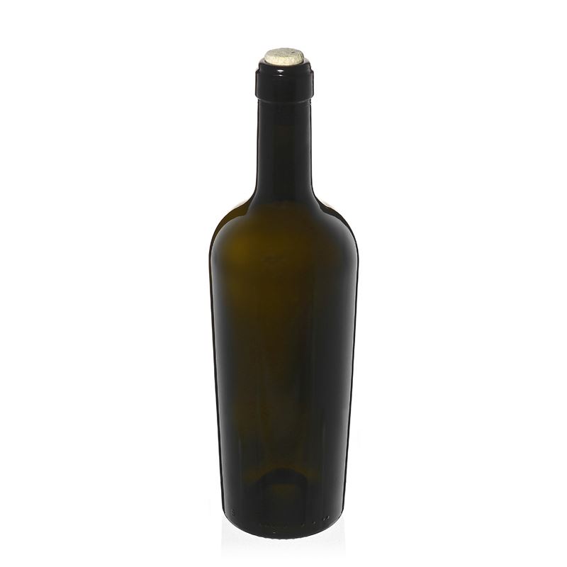 750 ml vinska boca 'Imperiale', antikno zelena, grlo: pluta