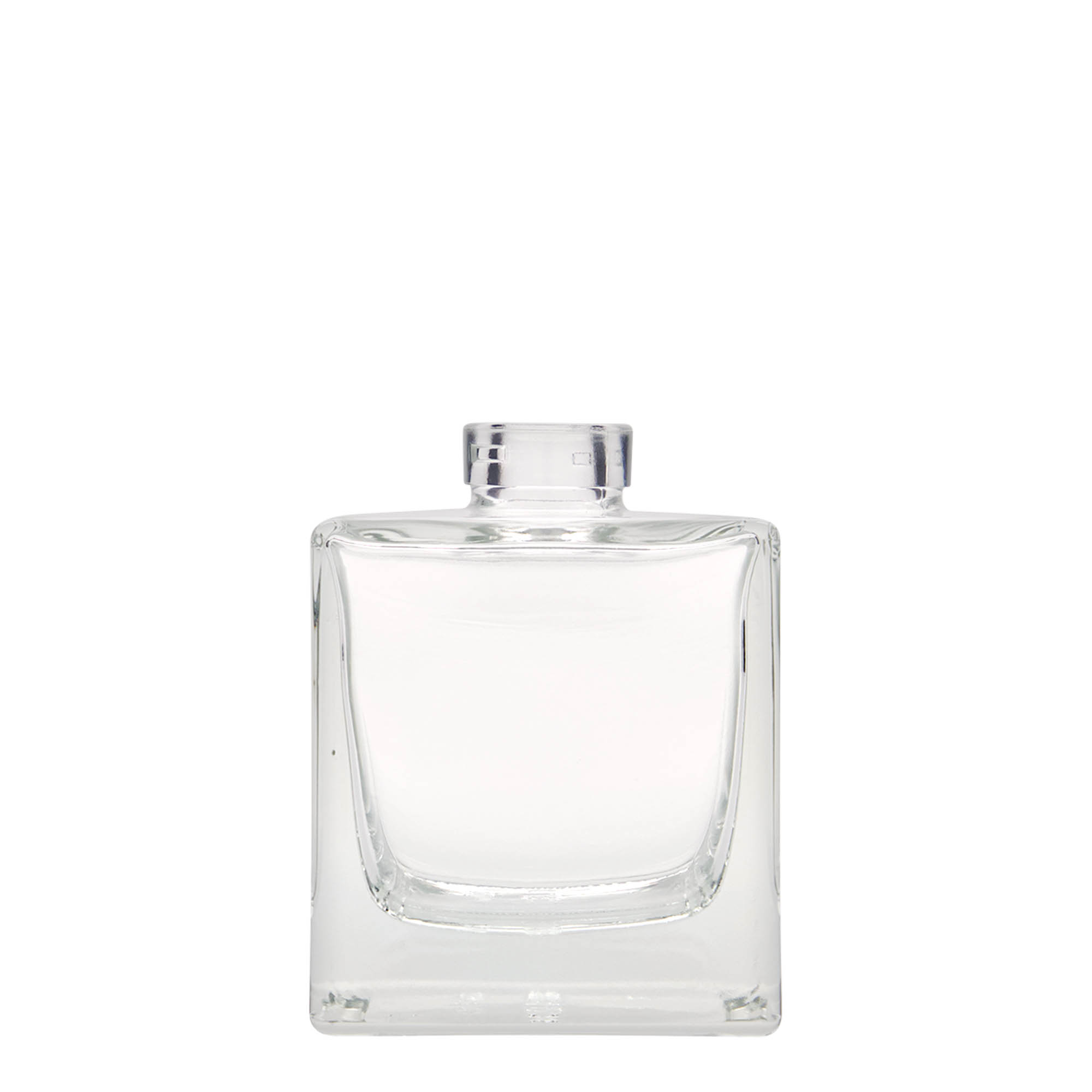 200 ml staklena boca 'Cube', kvadratna, grlo: čep 200 ml staklena boca 'Cube', kvadratna, grlo: čep