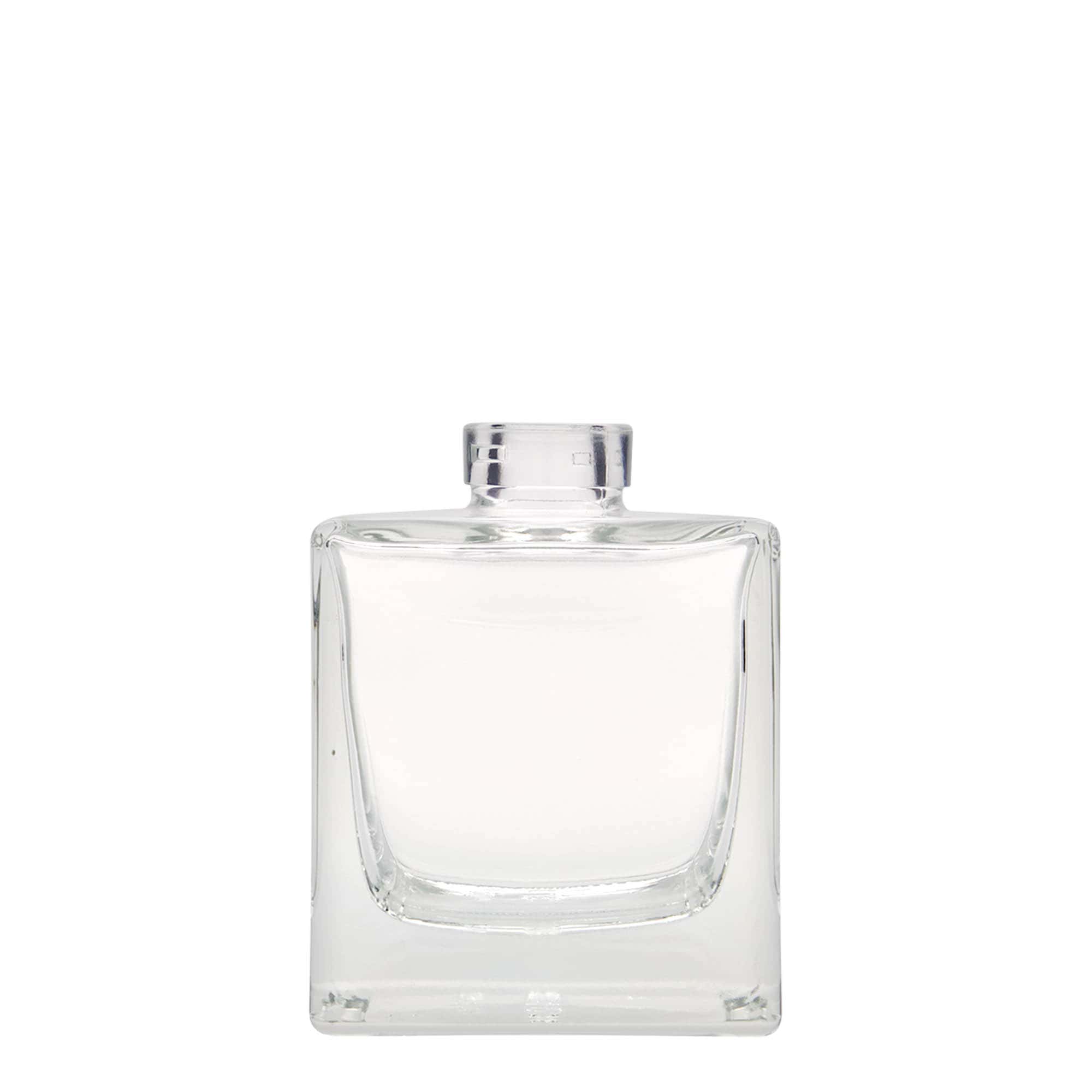 200 ml staklena boca 'Cube', kvadratna, grlo: čep 200 ml staklena boca 'Cube', kvadratna, grlo: čep