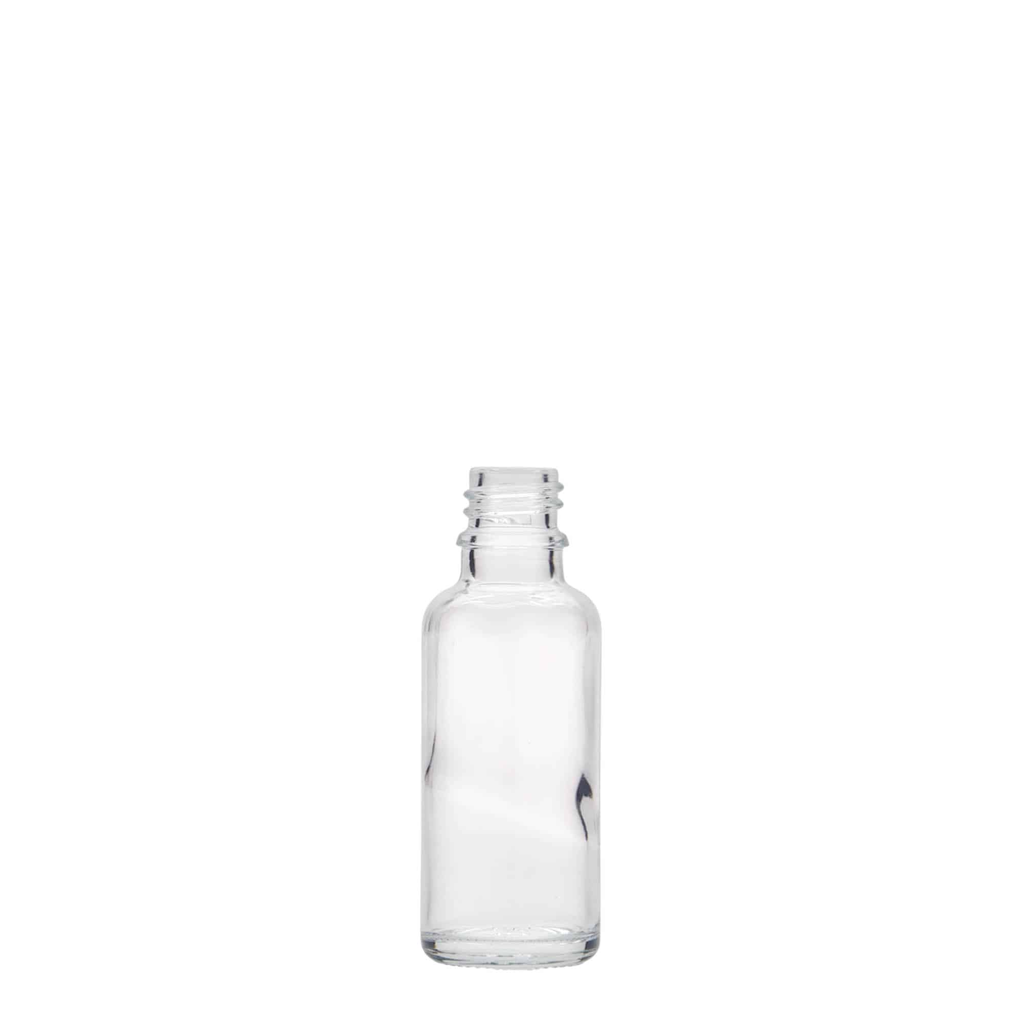 Medicinska flaša 30 ml, staklo, otvor: DIN 18 Medicinska flaša 30 ml, staklo, otvor: DIN 18
