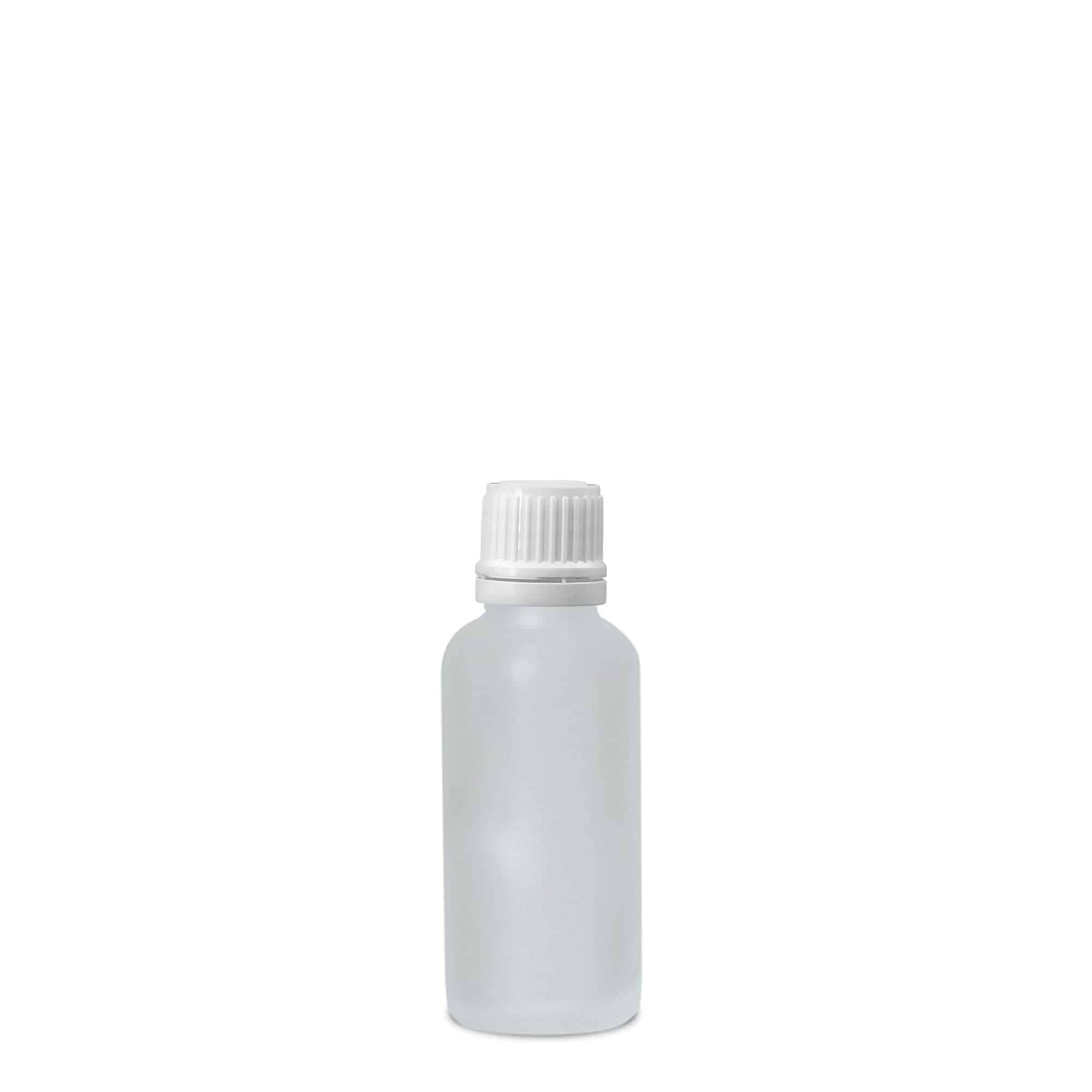 30 ml medicinska bočica, staklo, mat smeđa, grlo: DIN 18