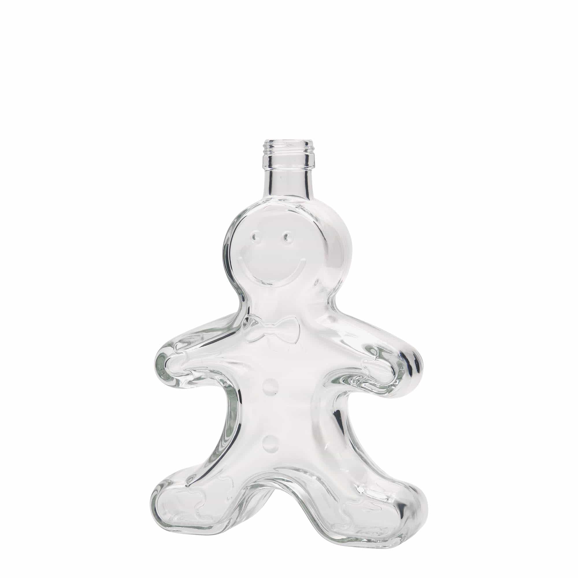 250 ml staklena boca 'Lebkuchenmann', grlo: PP 24