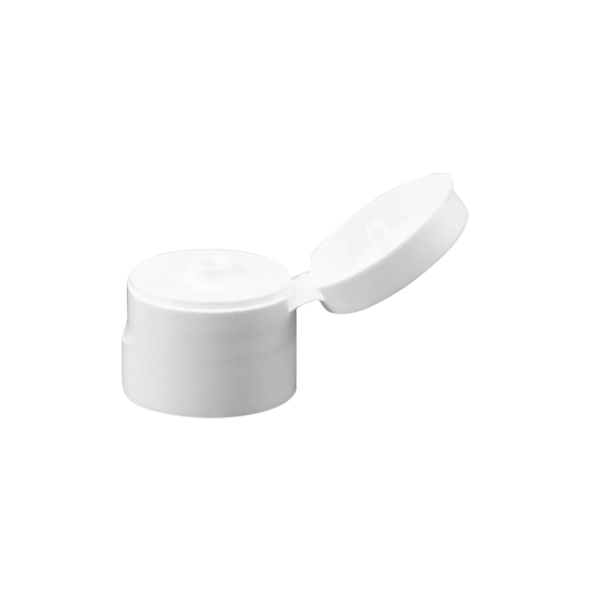 Zatvarač sa navojem, preklopni šarnir, PP plastika, bijela, za otvor: 20/410 Zatvarač sa navojem, preklopni šarnir, PP plastika, bijela, za otvor: 20/410