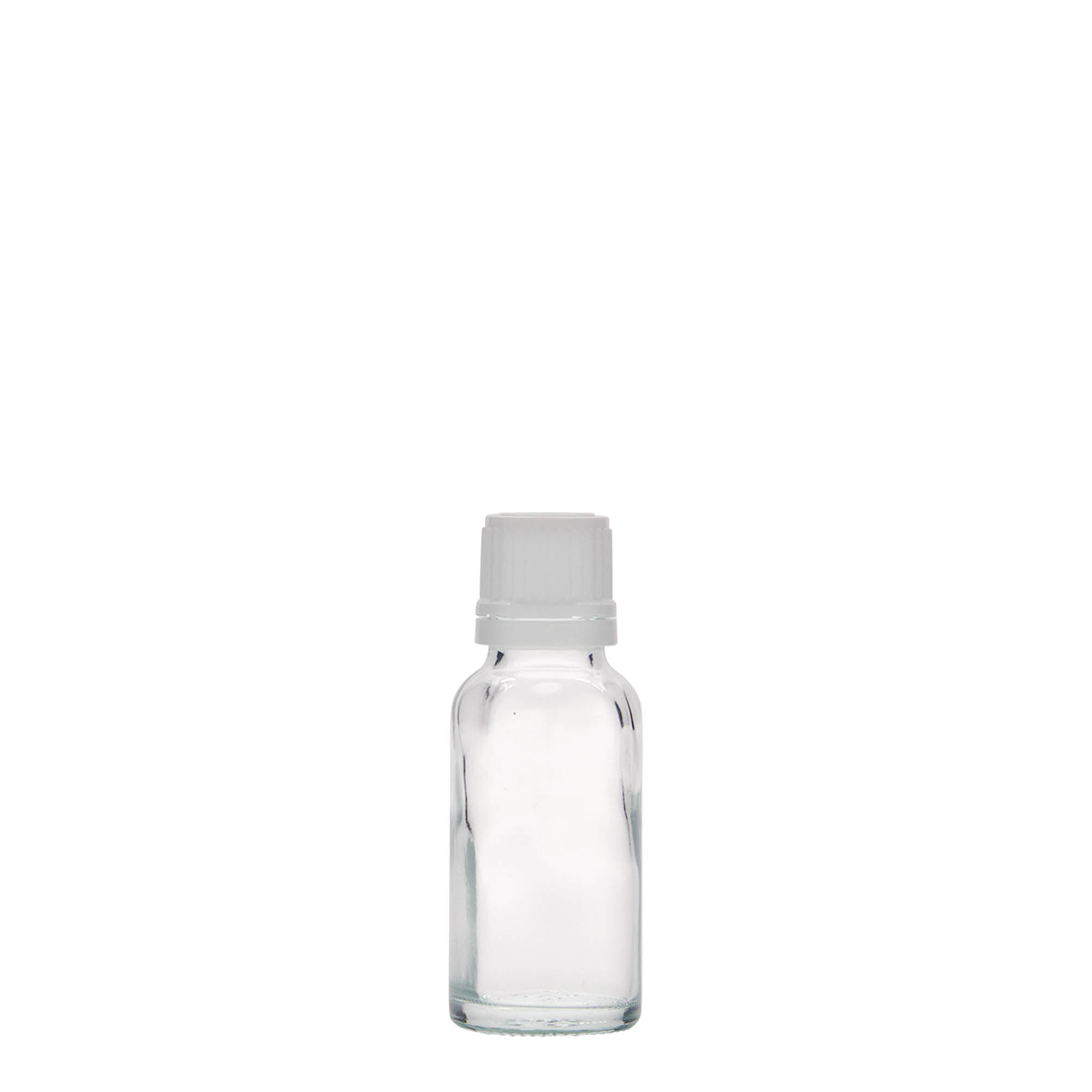 20 ml medicinska bočica, staklo, otvor: DIN 18