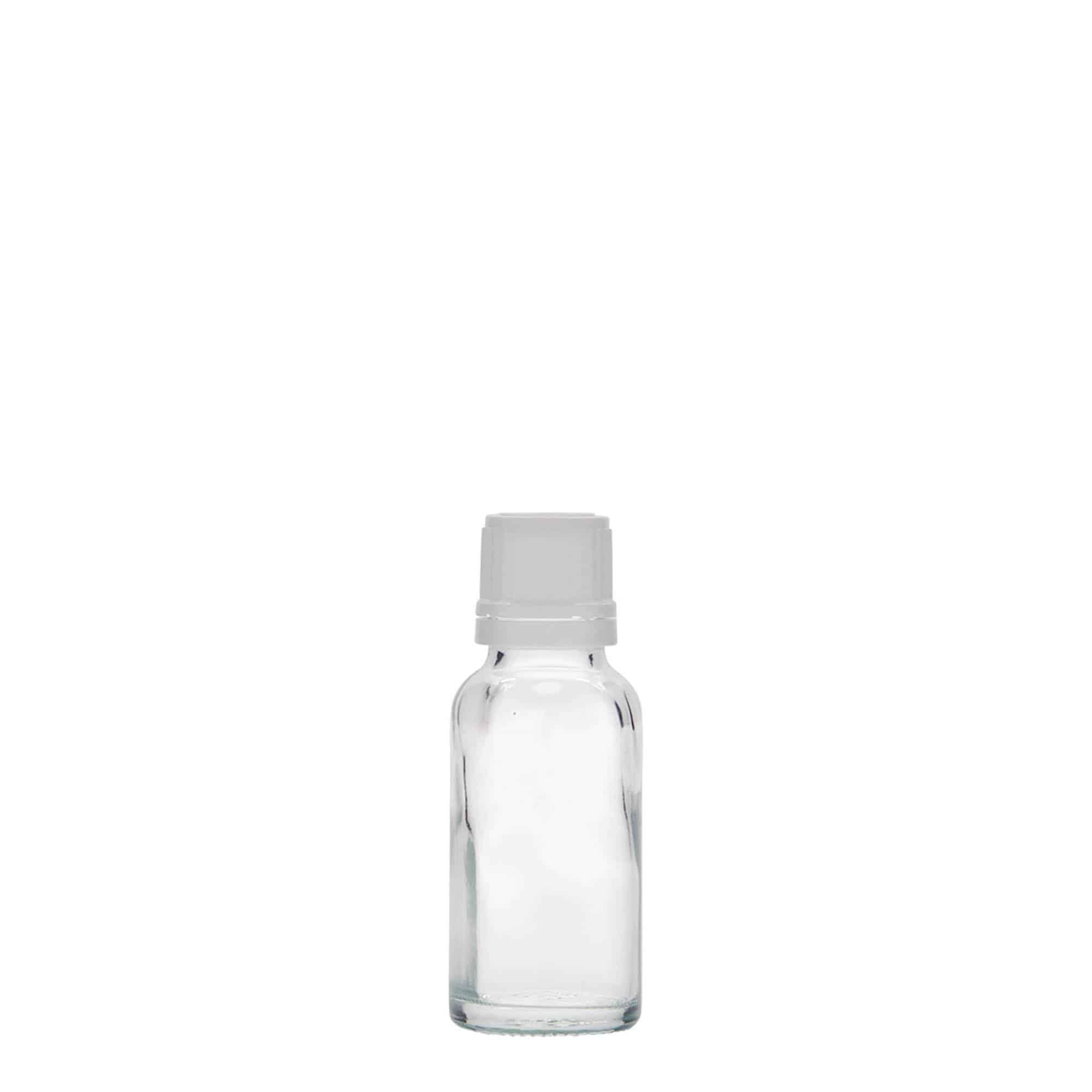 20 ml medicinska bočica, staklo, otvor: DIN 18