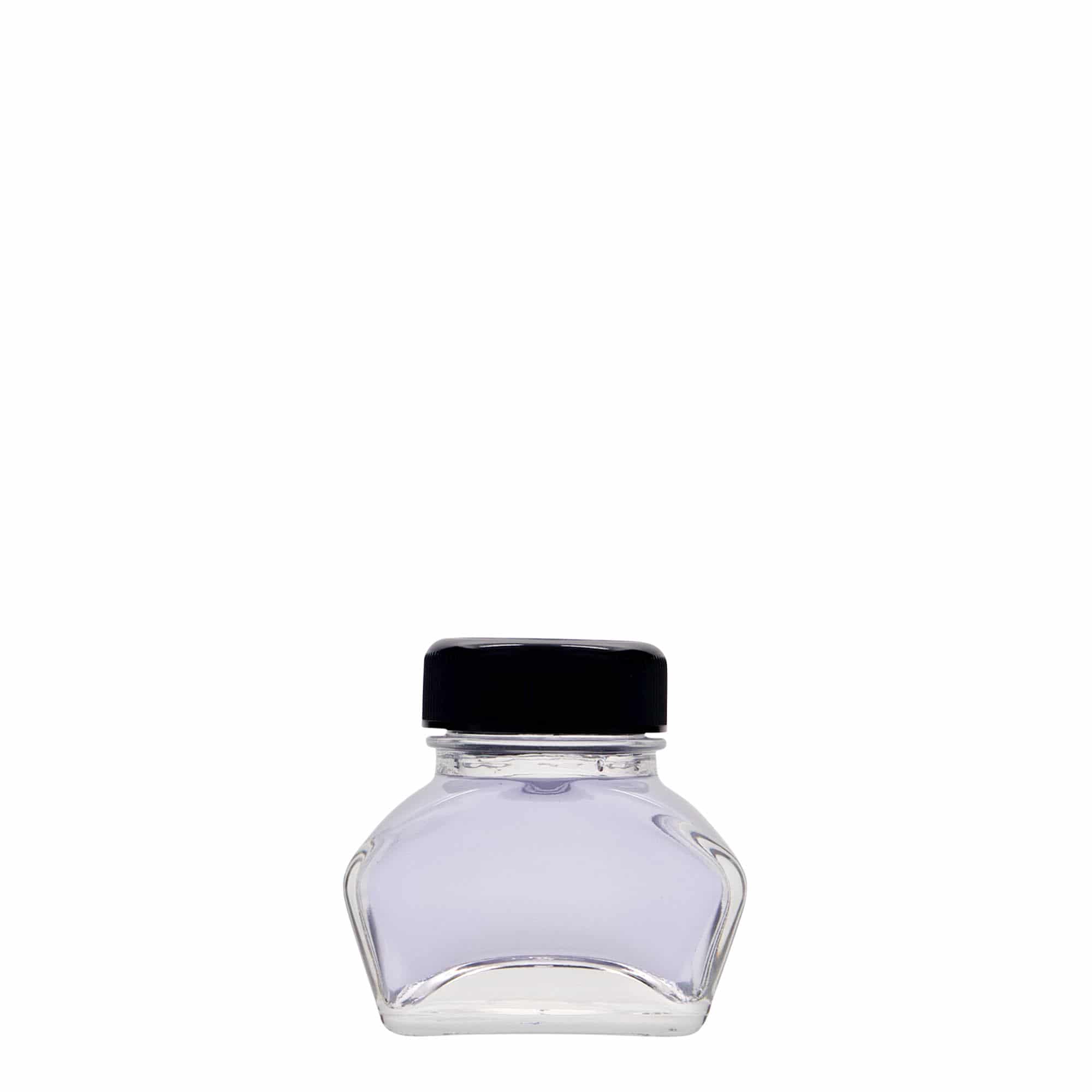 30 ml bočica za tintu, pravougaona, otvor: navojni zatvarač