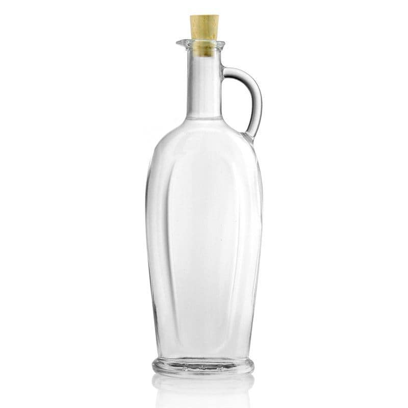 Staklena flaša 500 ml 'Eleganta', ovalna, otvor: Pluto Staklena flaša 500 ml 'Eleganta', ovalna, otvor: Pluto