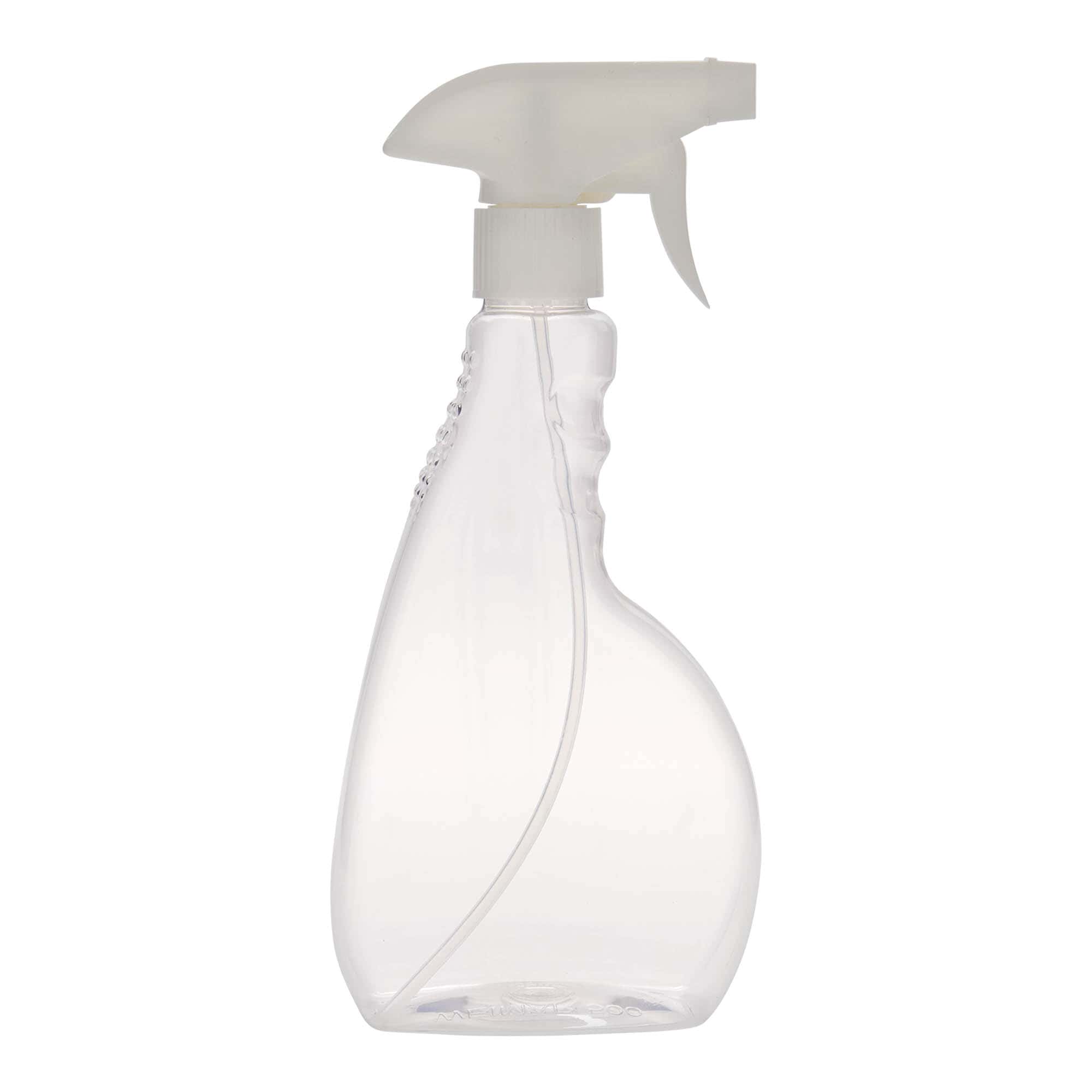 PET flaša sa raspršivačem 500 ml 'Piccobello', kvadratna, plastika, otvor: Navojni zatvarač