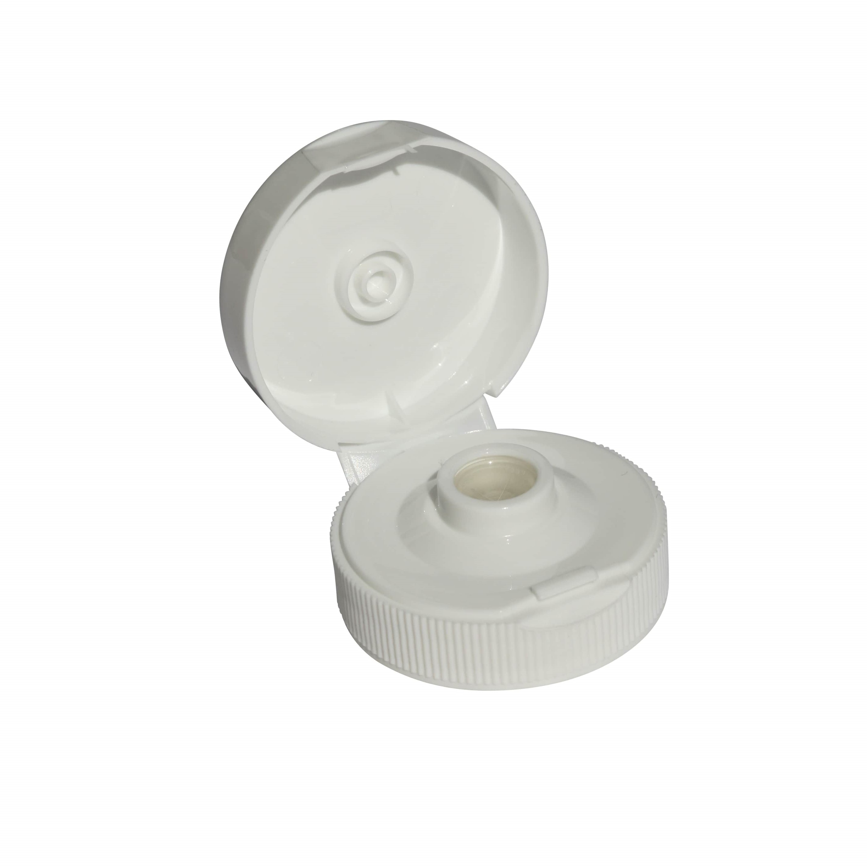 Navojni zatvarač sa preklopom, PP plastika, bijela, za otvor: GPI 38/400