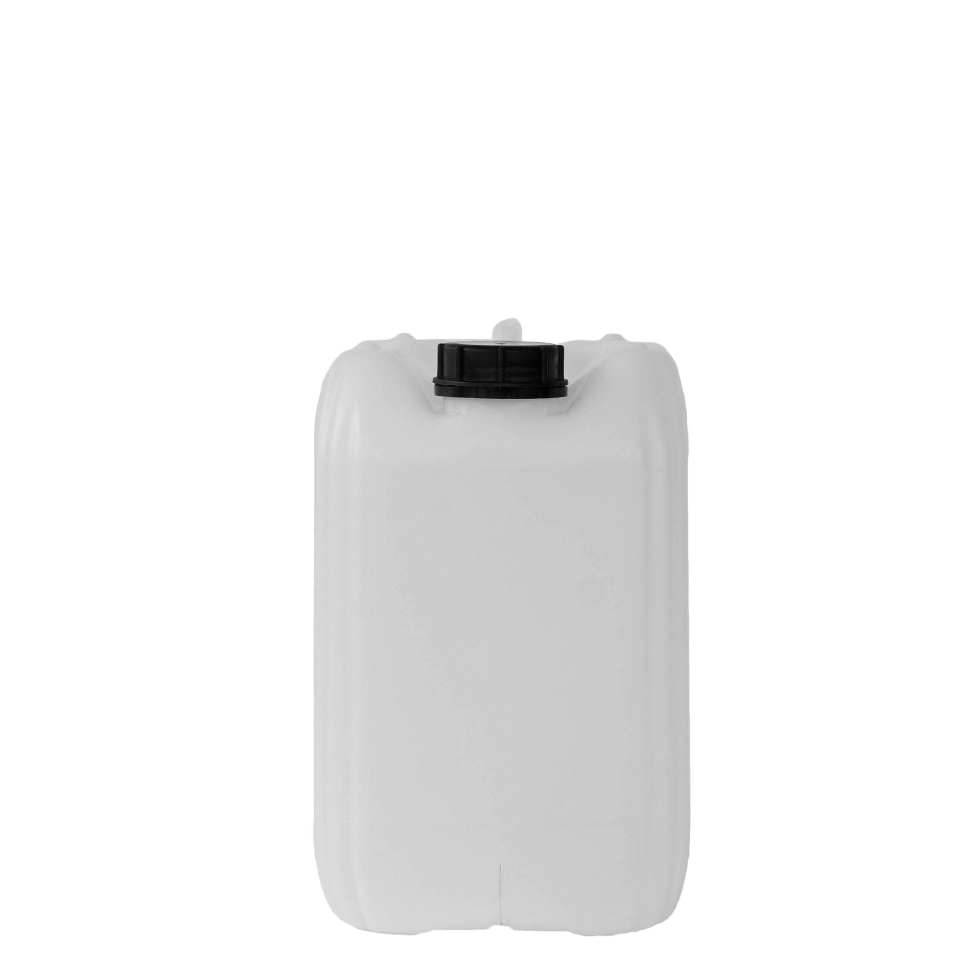 10 l kanister, pravougaoni, HDPE plastika, prirodni, otvor: ND 55