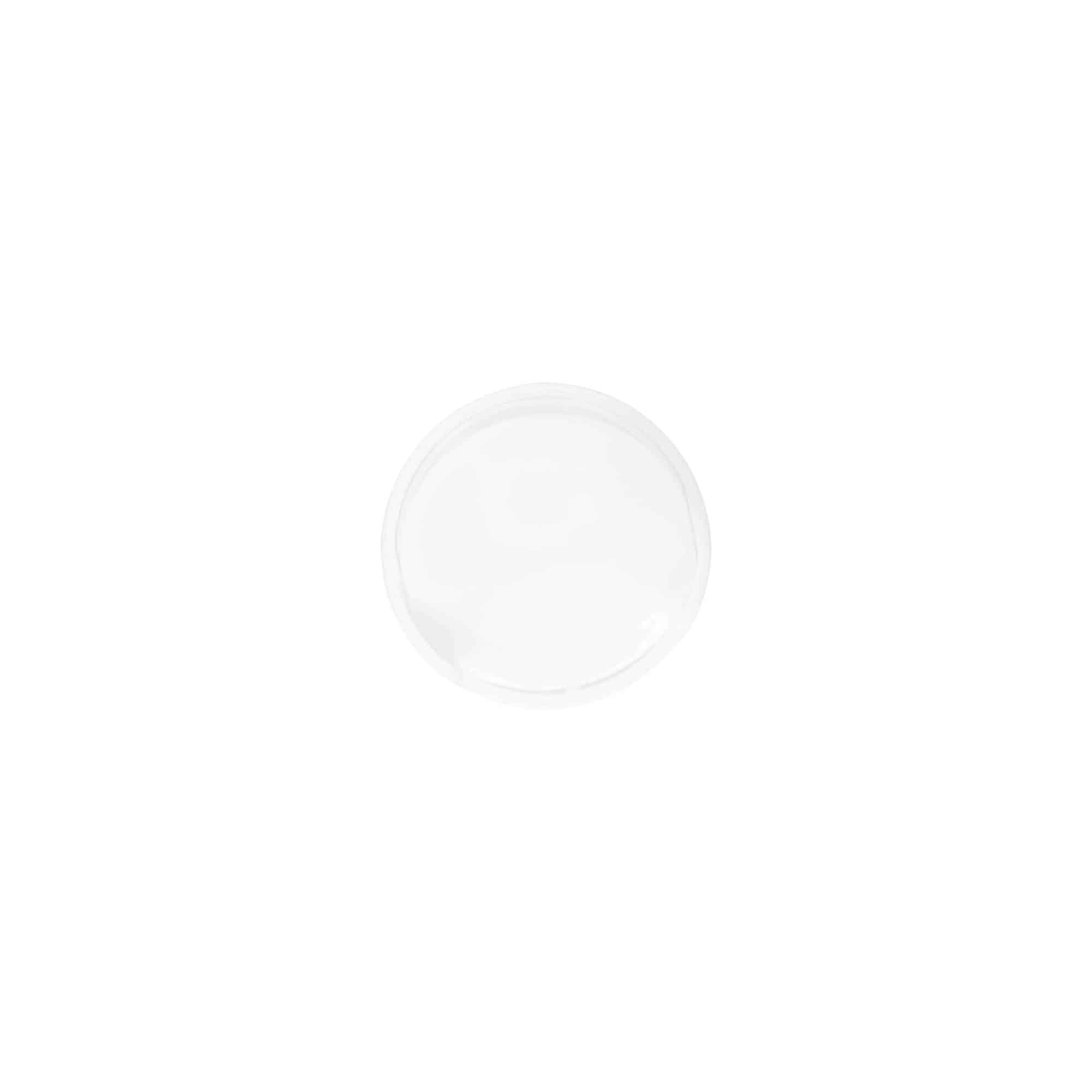Navojni zatvarač Disc Top, PP plastika, bijela, za otvor: 24/410