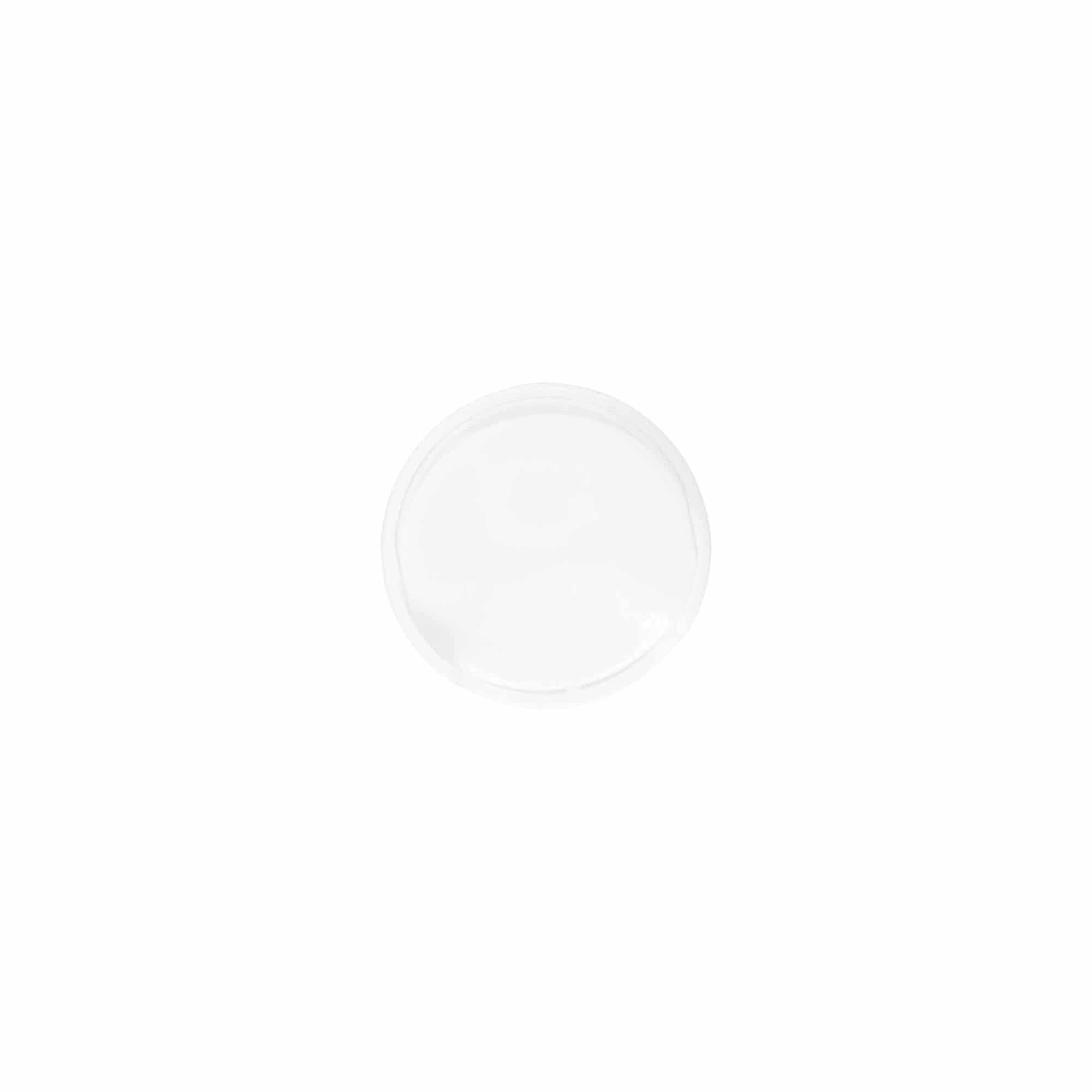 Zavrtni poklopac Disc Top, PP-plastika, bijeli, za grlo: 24/410