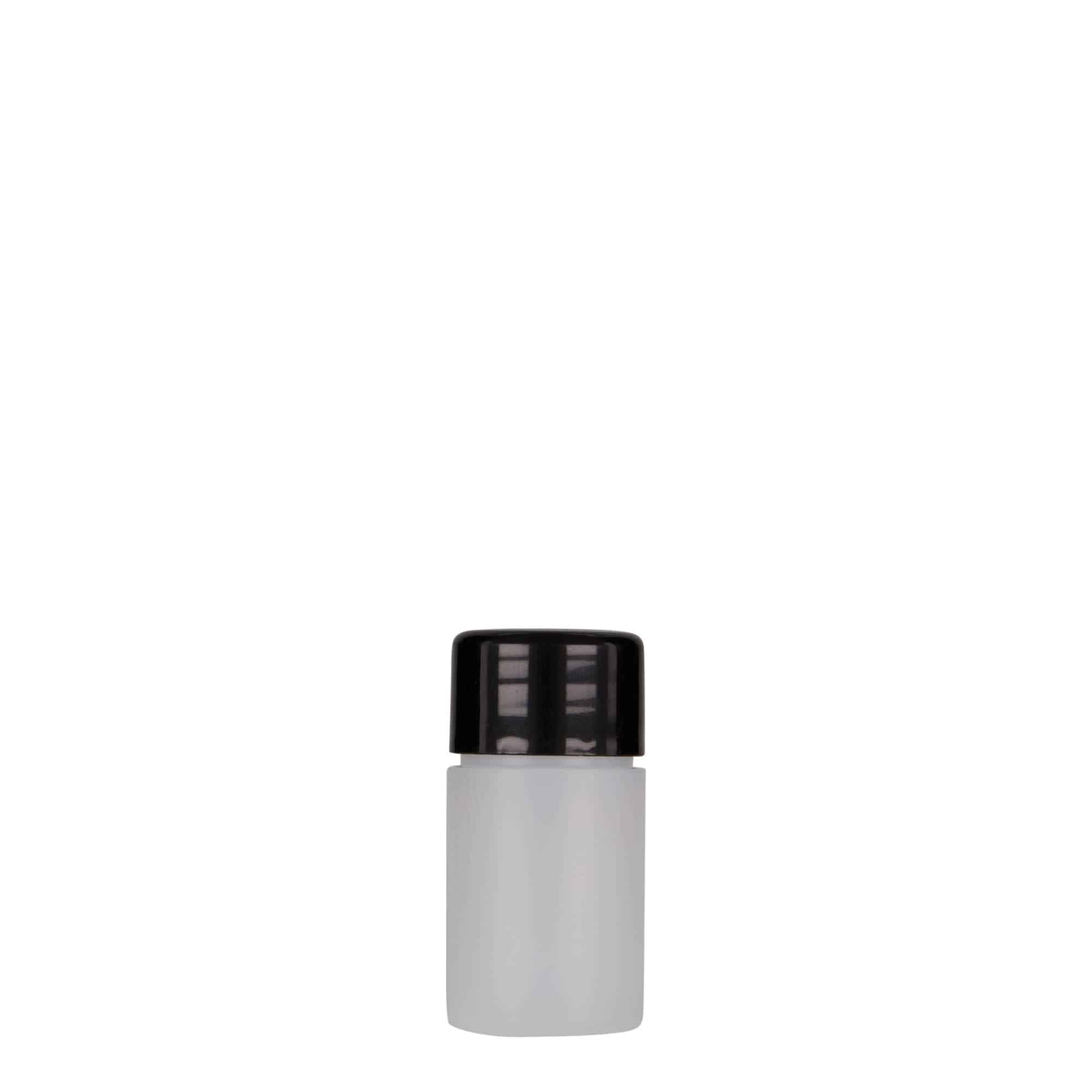 Plastična flaša 15 ml 'Tuffy', HDPE, prirodna, otvor: GPI 24/410
