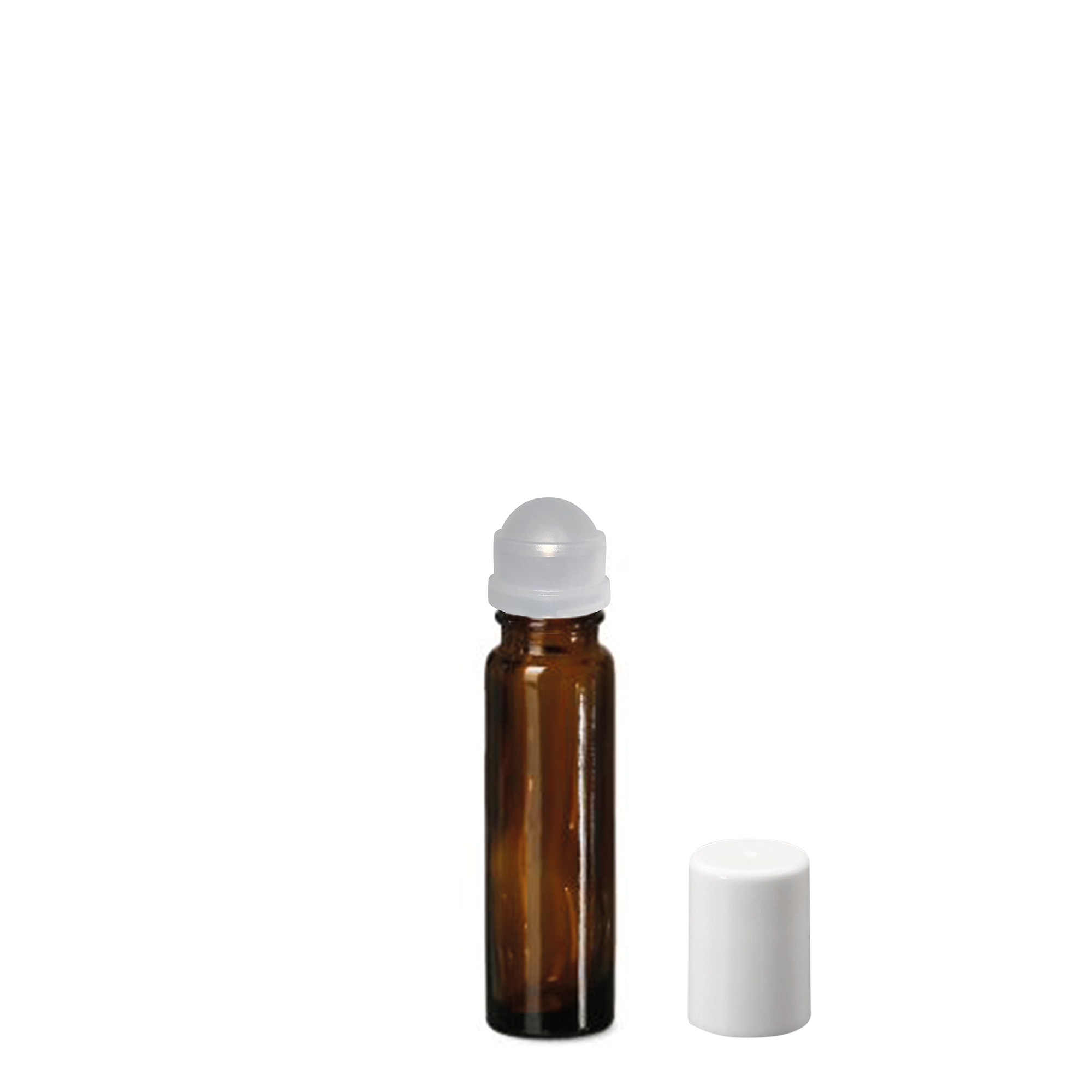 10 ml roll-on boca, staklo, smeđa, otvor: navojni poklopac