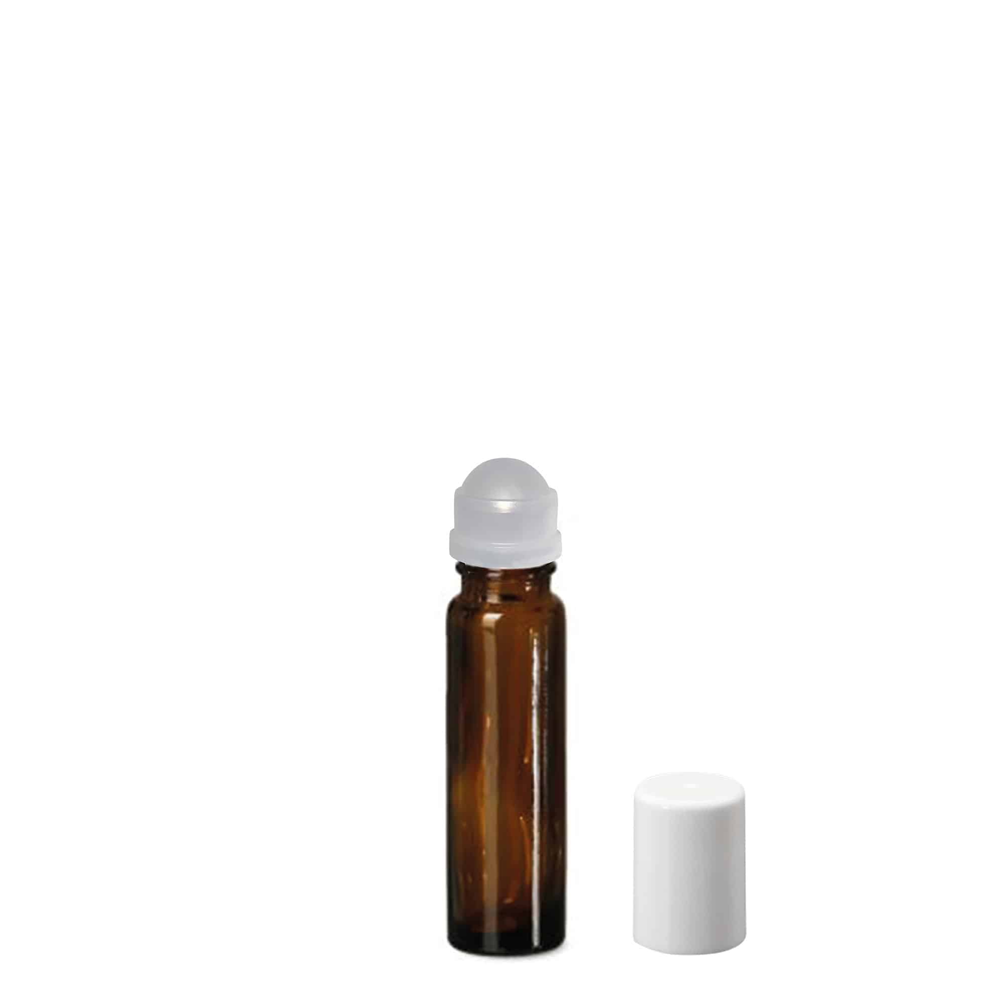 10 ml roll-on boca, staklo, smeđa, otvor: navojni poklopac