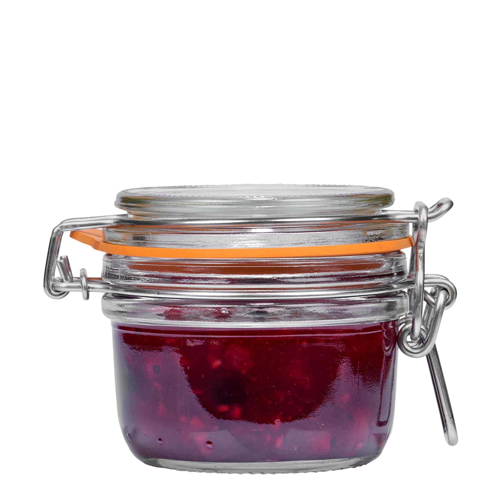 125 ml staklena tegla sa žičanim zatvaračem „Le Parfait Super Terrine“, otvor: žičani zatvarač