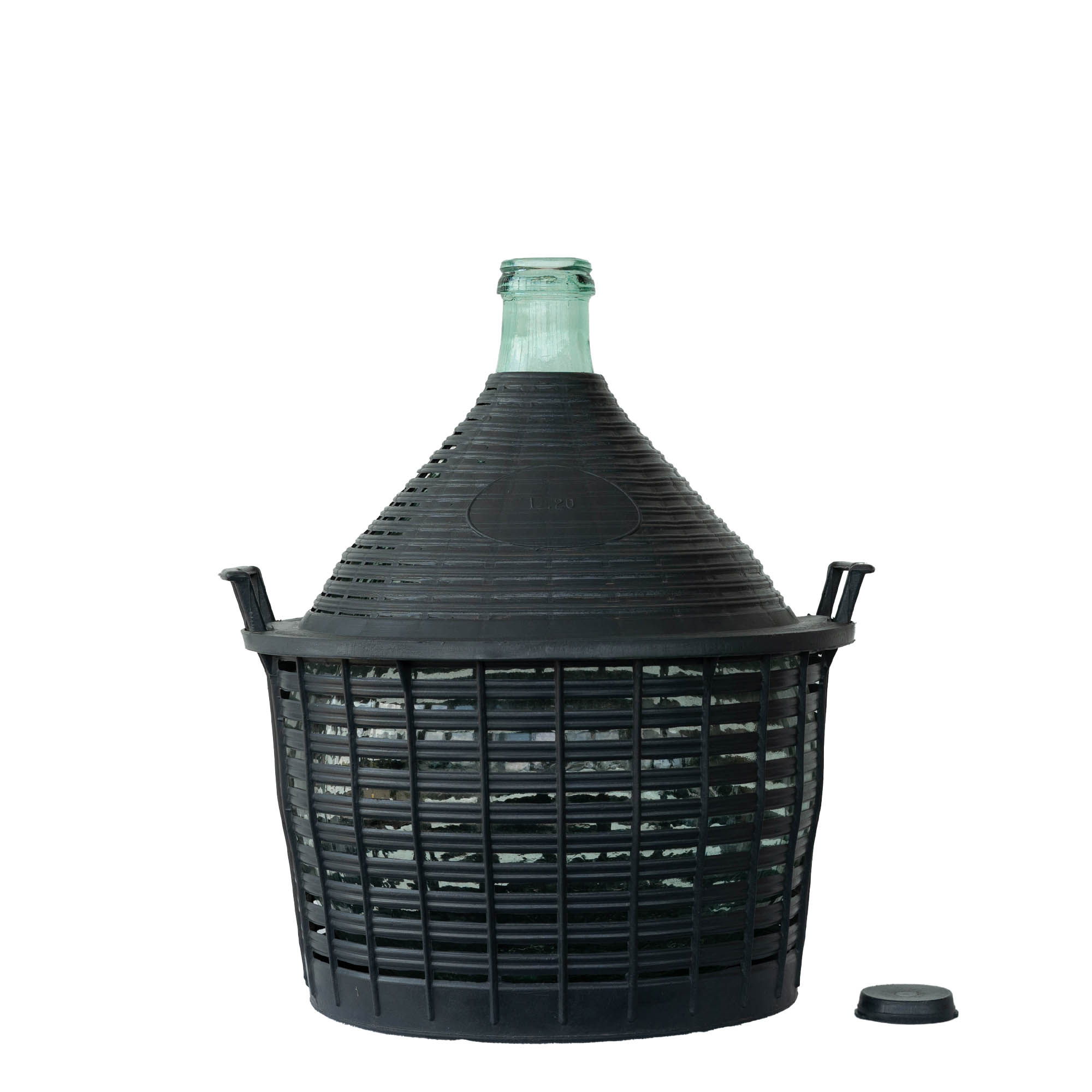 20 l balonska boca uskog grla, staklo, otvor: poklopac na navlaku 20 l balonska boca uskog grla, staklo, otvor: poklopac na navlaku