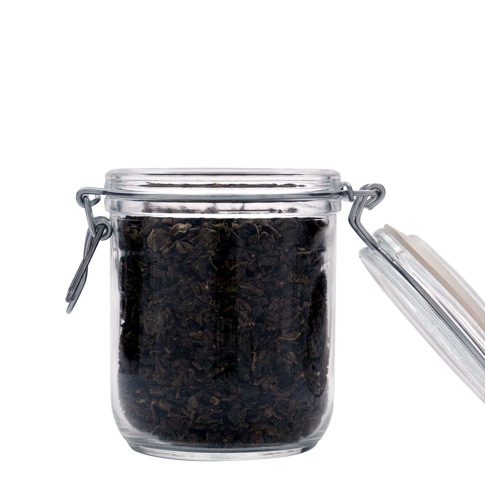 500 ml staklena tegla sa žičanim zatvaračem 'Fido', otvor: žičani zatvarač