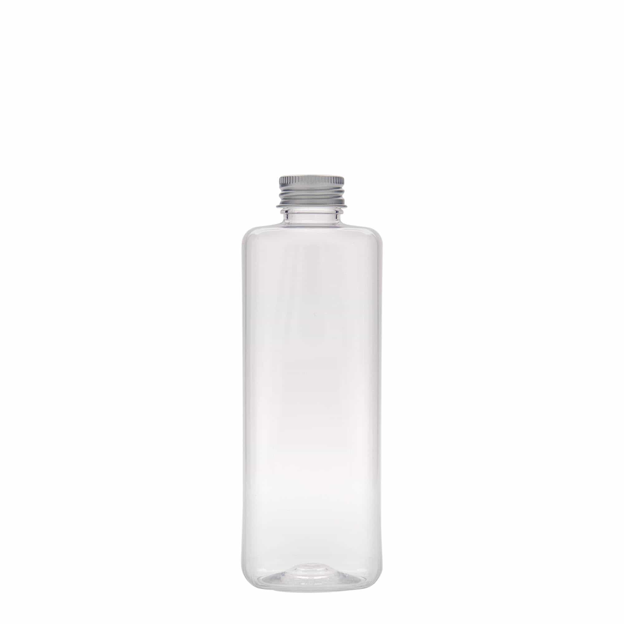 300 ml PET-boca „Karl“, kvadratna, plastika, grlo: 24/410