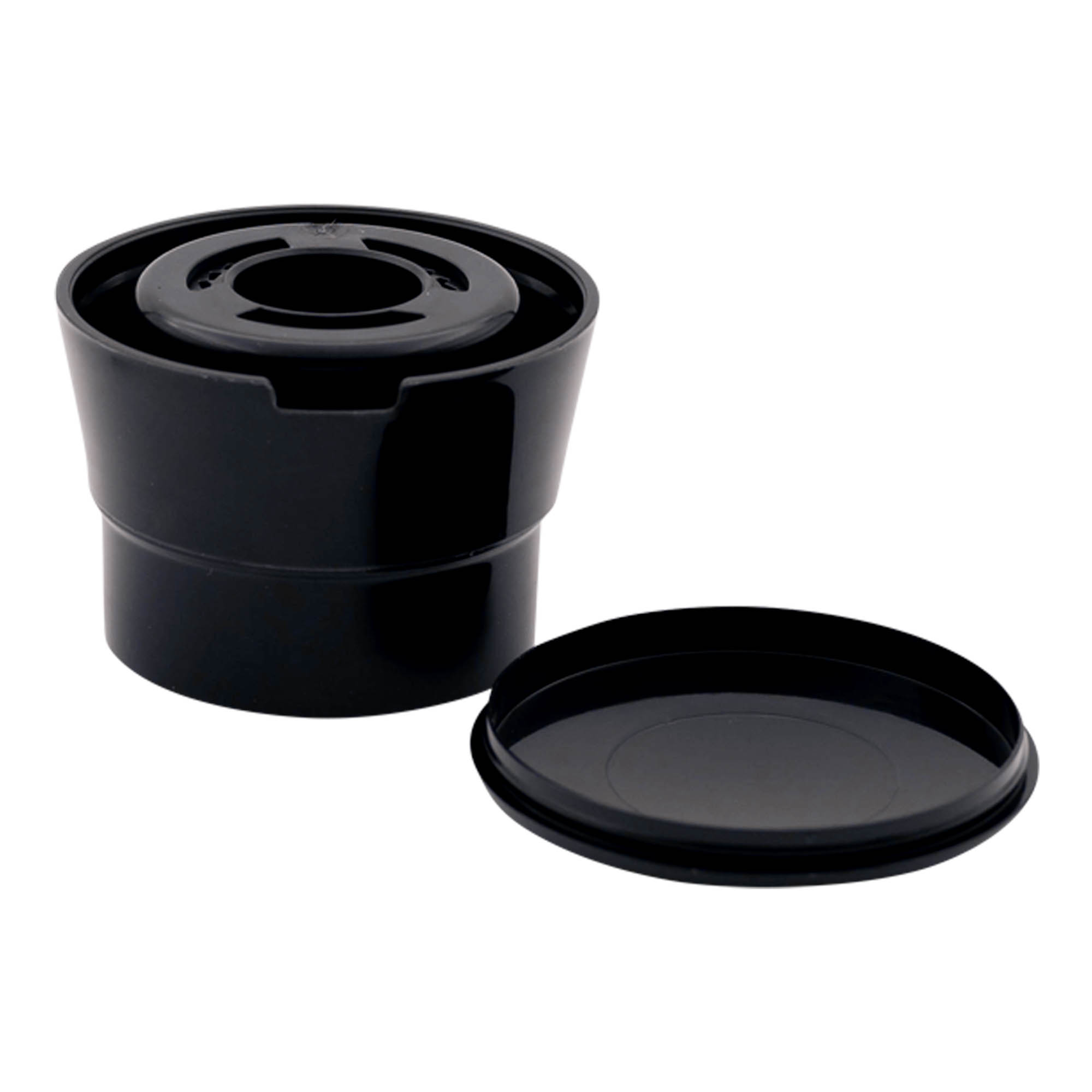 Mlin za posudu za začine, PP plastika, crna, za otvor: GPI 38/400 Mlin za posudu za začine, PP plastika, crna, za otvor: GPI 38/400