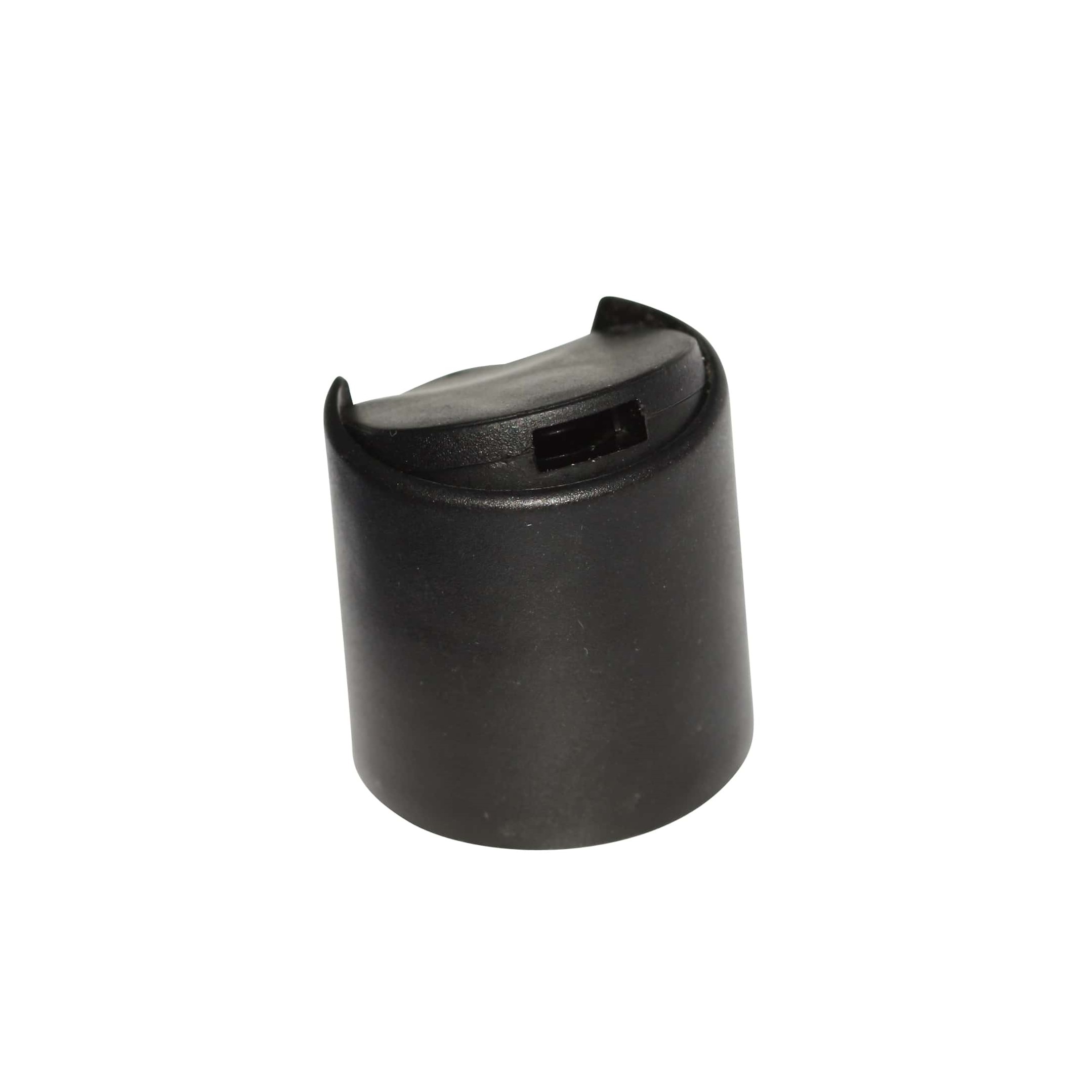 Zatvarač na navoj Disc Top, PP plastika, crni, za grlo: 24/410