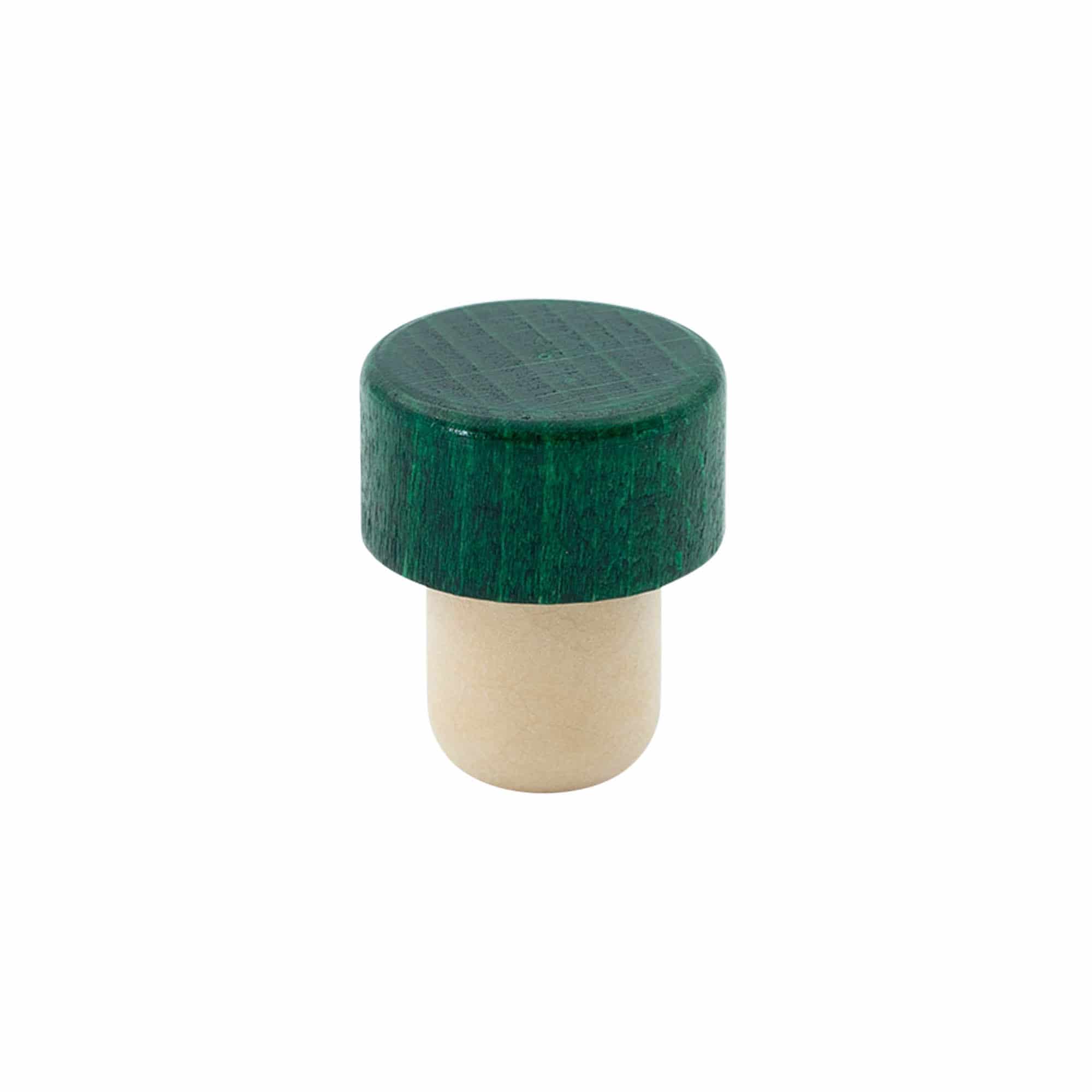 Pluto sa glavom 19 mm, drvo/plastika, zelena, za otvor: Pluto Pluto sa glavom 19 mm, drvo/plastika, zelena, za otvor: Pluto