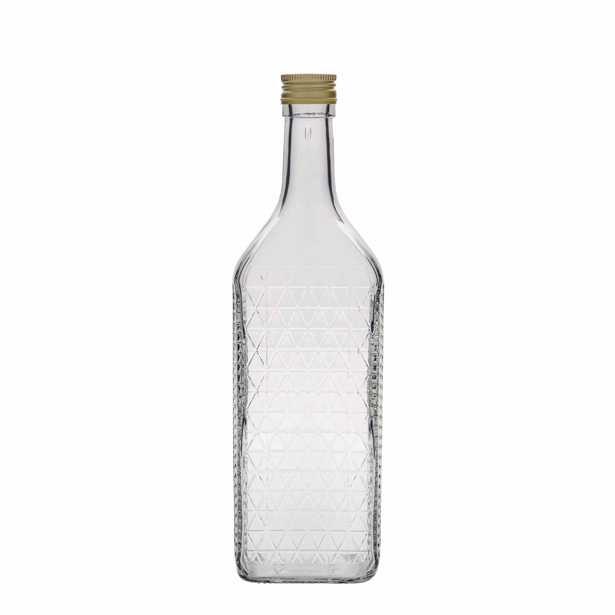 Staklena flaša 700 ml 'Caruso', kvadratna, otvor: PP 31,5