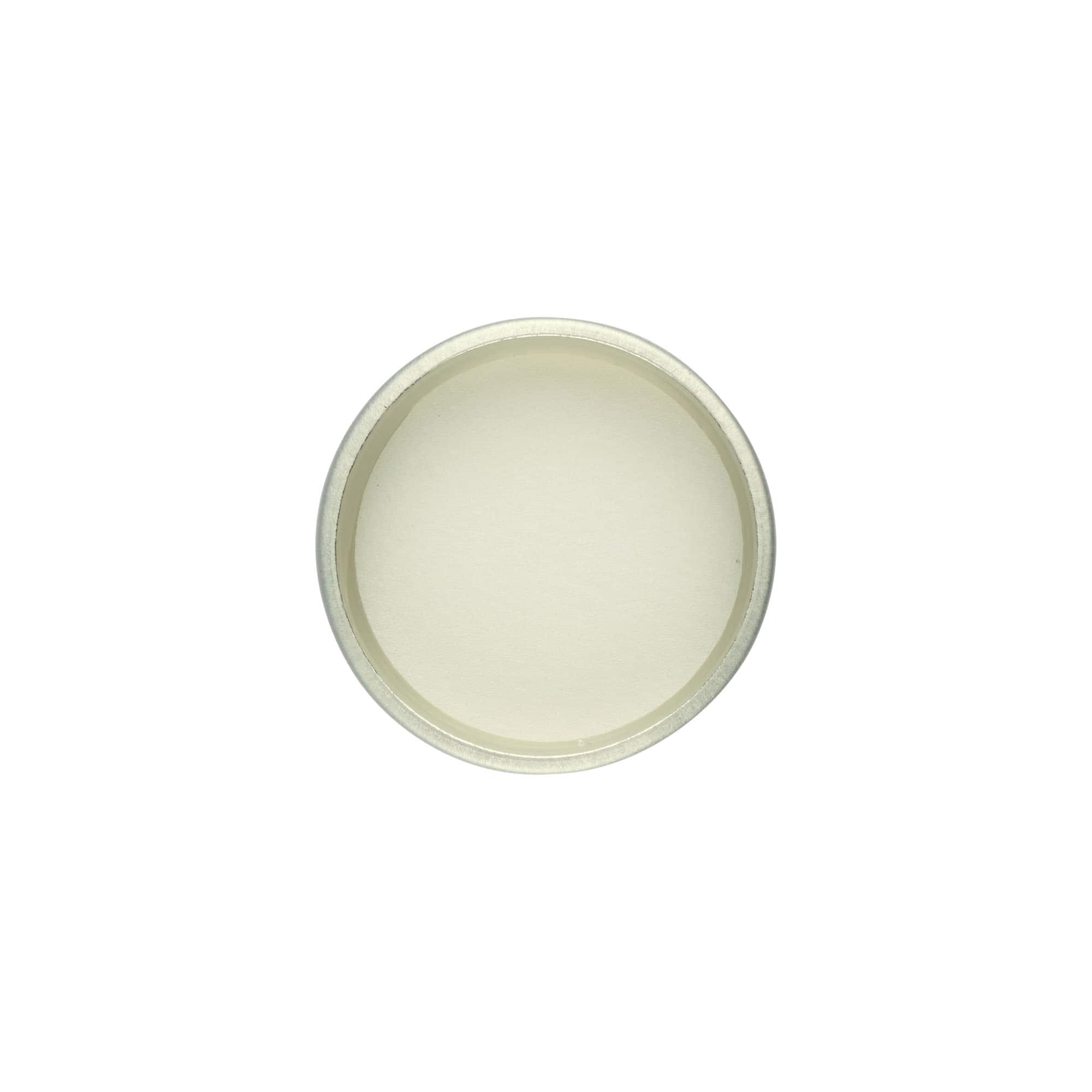 Zatvarač na navoj, metalni, srebrni, za otvor: GPI 33/400 Zatvarač na navoj, metalni, srebrni, za otvor: GPI 33/400