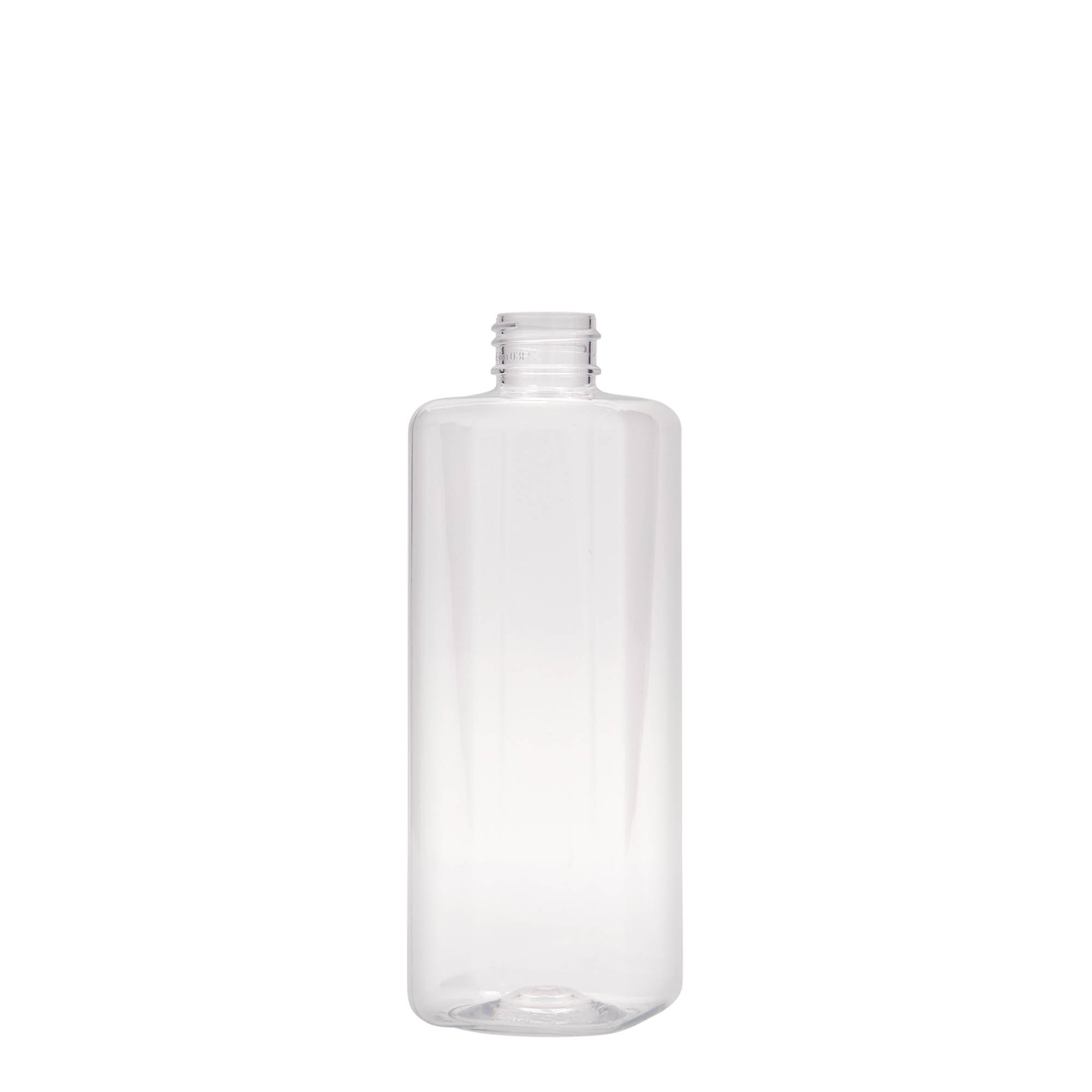300 ml PET-boca „Karl“, kvadratna, plastika, grlo: 24/410
