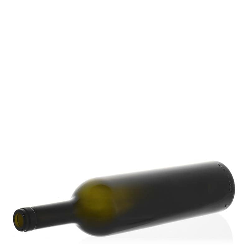 Flaša za vino 750 ml 'Liberty', antikno zelena, otvor: Pluto