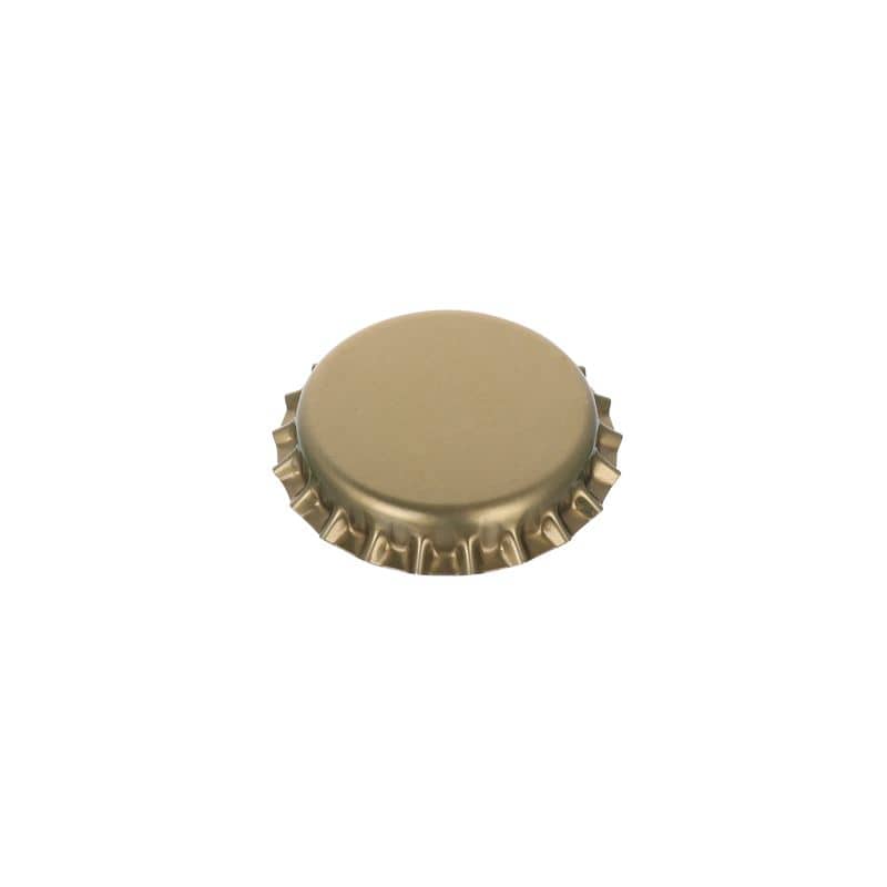 Krunski čep 26 mm, metal, zlatna