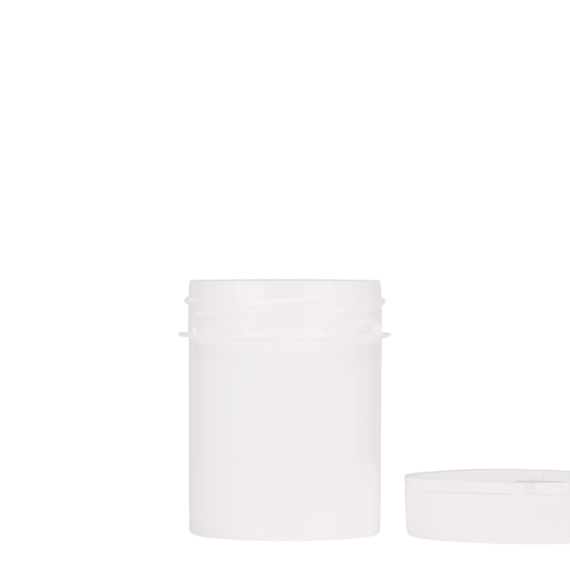 150 ml plastična posuda 'Securilock', PP, bijela, otvor: navojni zatvarač