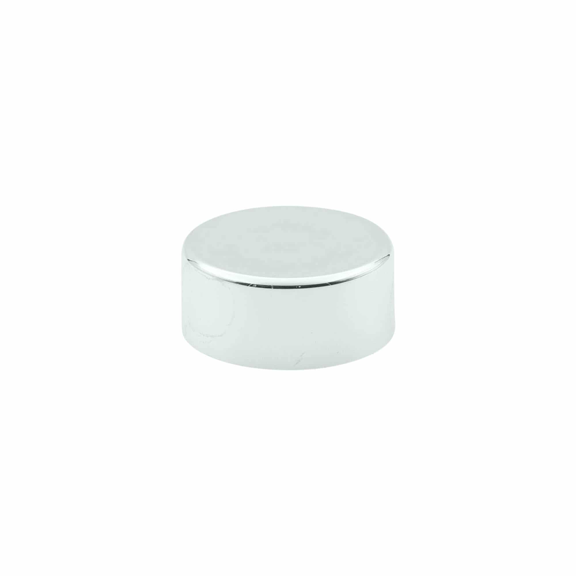 Navojni zatvarač, ABS plastika, srebrna, za otvor: GPI 28/400 Navojni zatvarač, ABS plastika, srebrna, za otvor: GPI 28/400