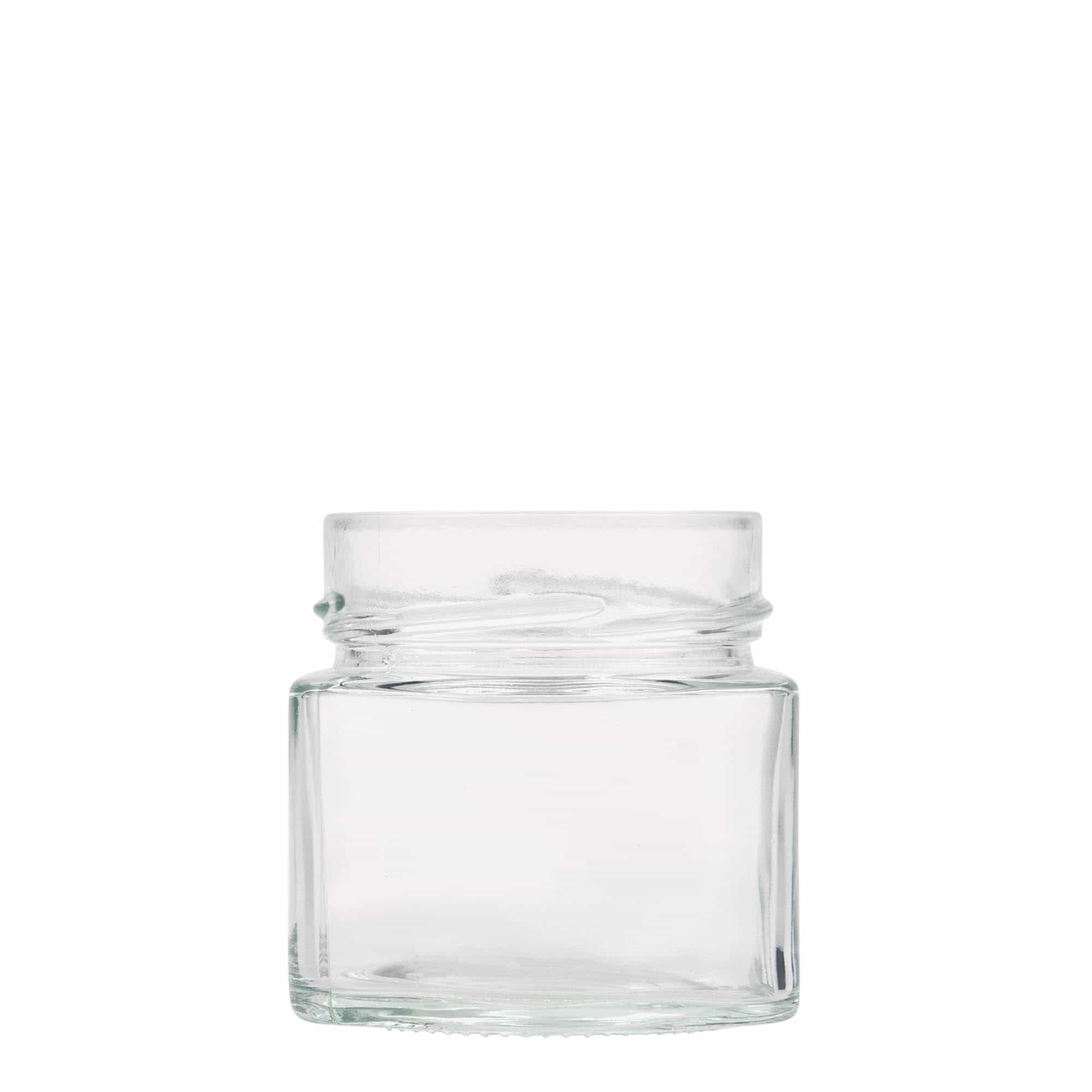 Četverougla staklenka 212 ml 'Kimba', otvor: Extra-Deep-Twist-Off (EDTO 70)