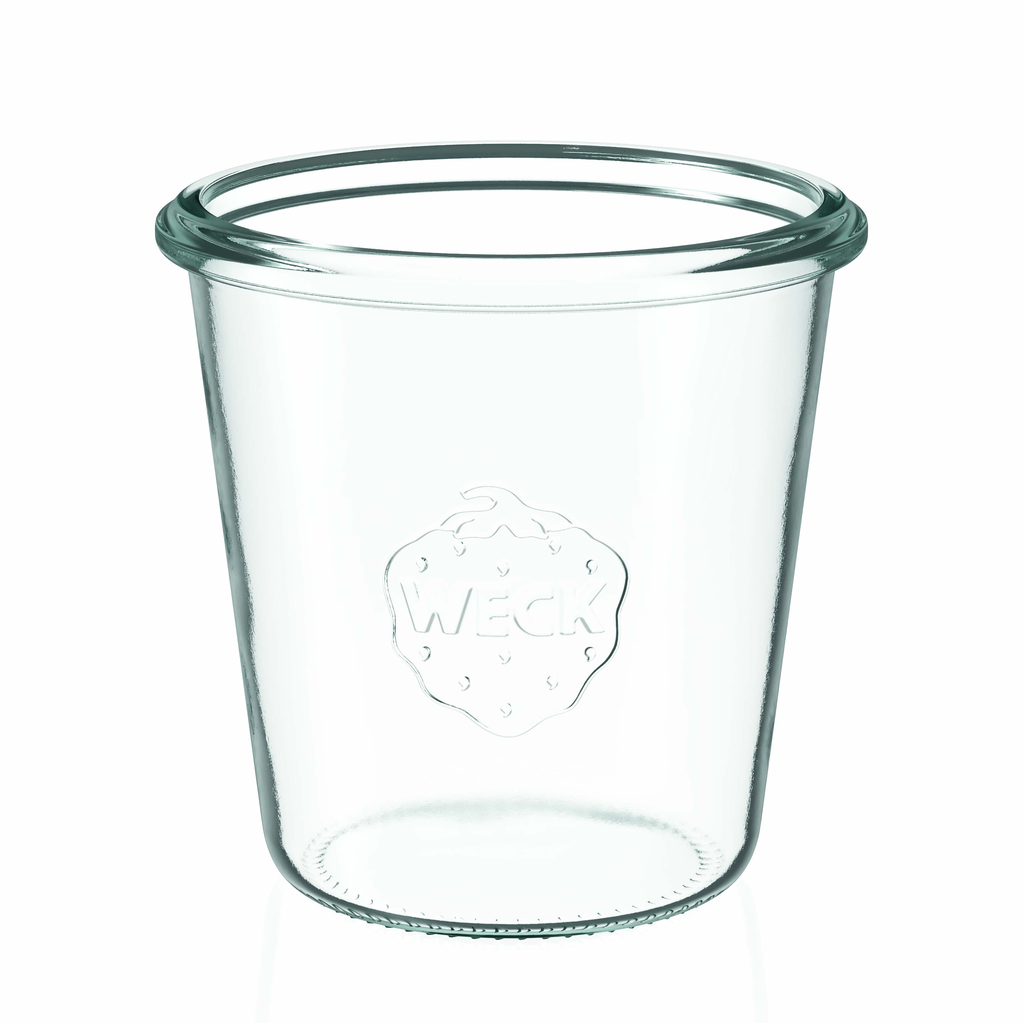 6x 290 ml WECK staklenka za preokretanje visoka sa staklenim poklopcem RR 80